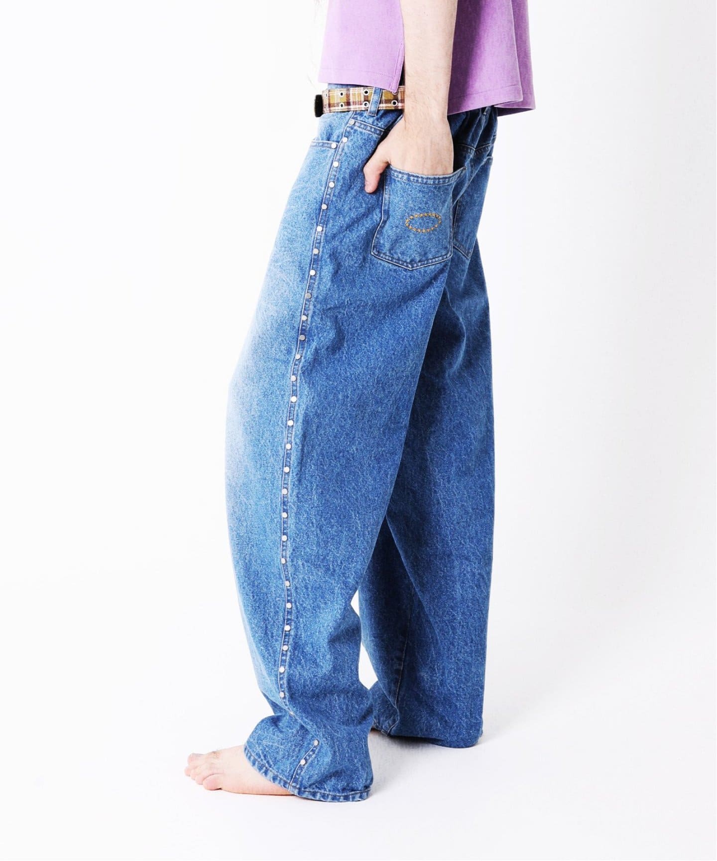 AFB(エーエフビー)STUDDED DENIM CARGO PANTS AFB / エーエフビー】STUDDED DENIM CARGO PANTS（デニムパンツ