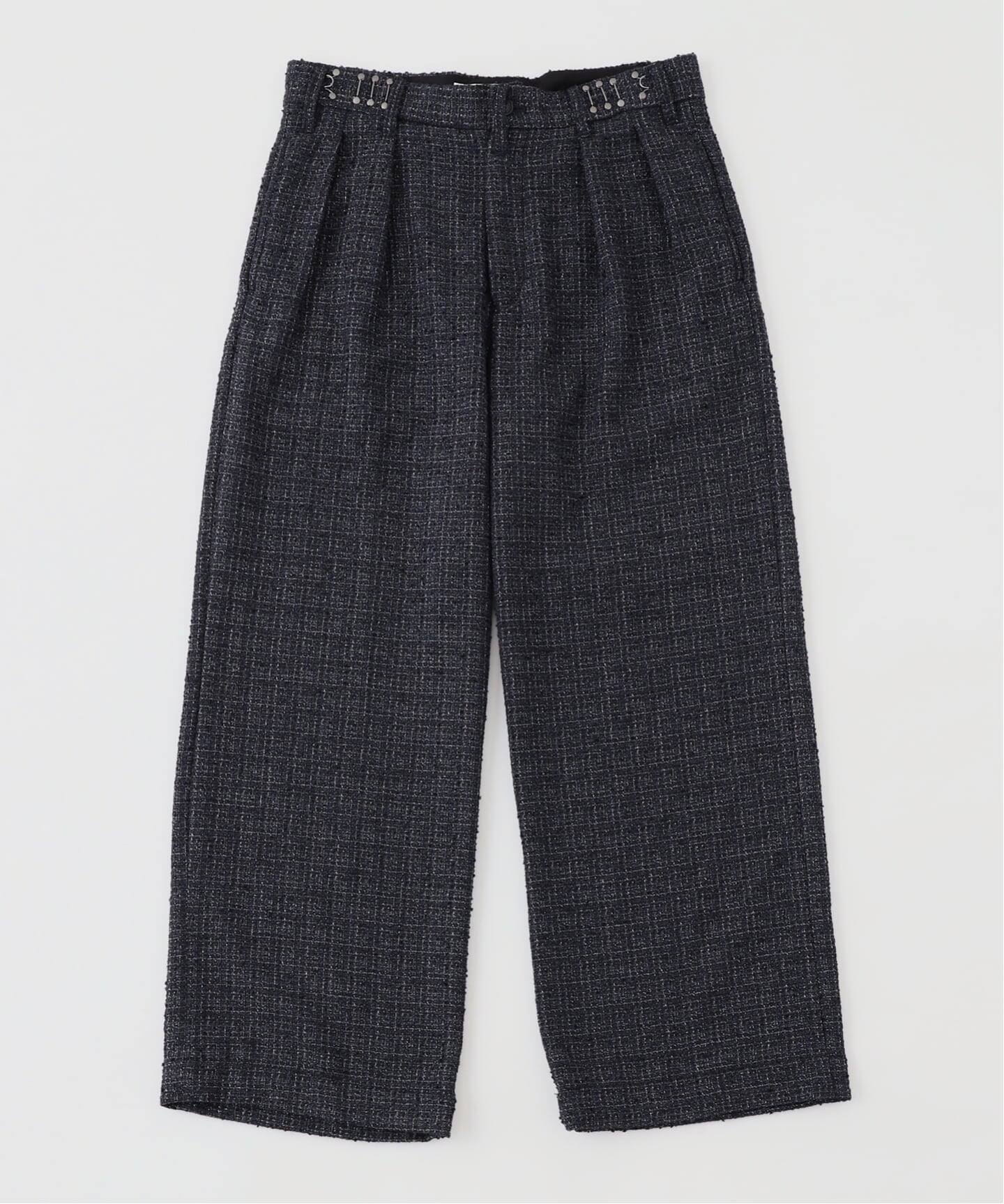 DAIRIKU / ダイリク Adjuster Tweed Wide Slacks（スラックス