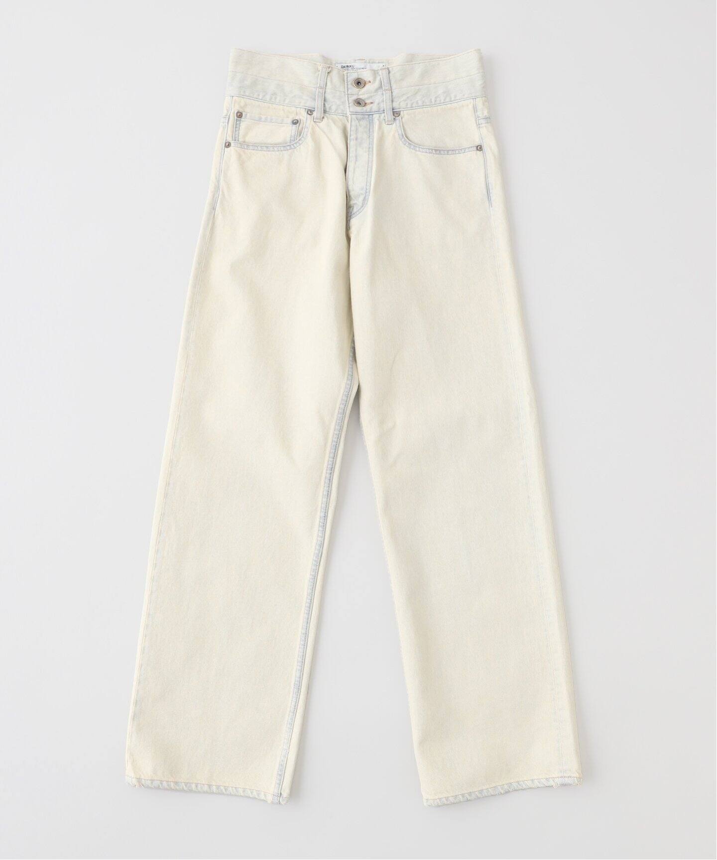 パンツ Dairiku 25ss w-velt ice wash wide denim 25SS-DNM4-ice-wash-01.jpg