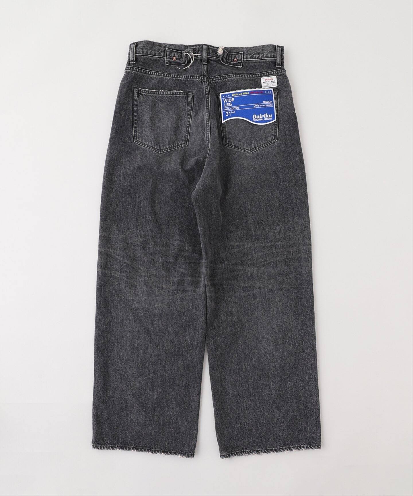 DAIRIKU / ダイリク Wide Vintage Denim Pants RG-DNM3（デニムパンツ 