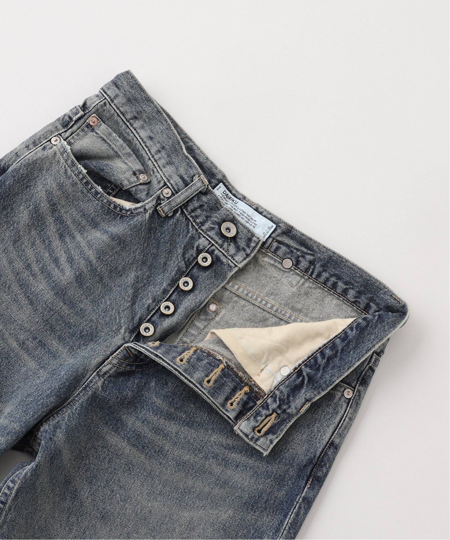 DAIRIKU / ダイリク Straight Vintage Denim Pants RG-DNM4（デニム