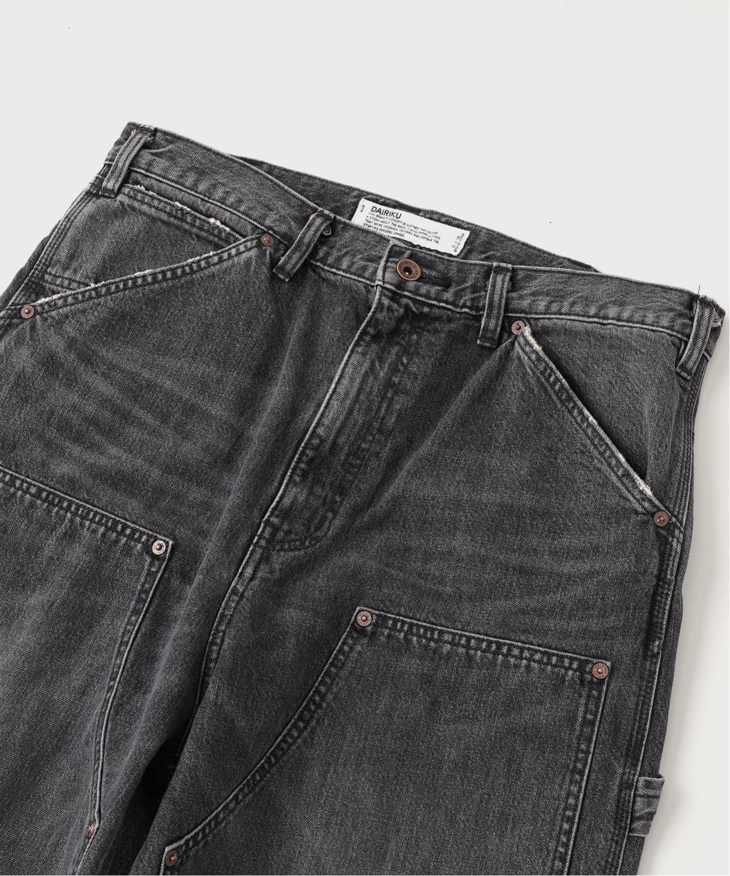 DAIRIKU / ダイリク Vintage Washed Painter Denim Wide（デニムパンツ