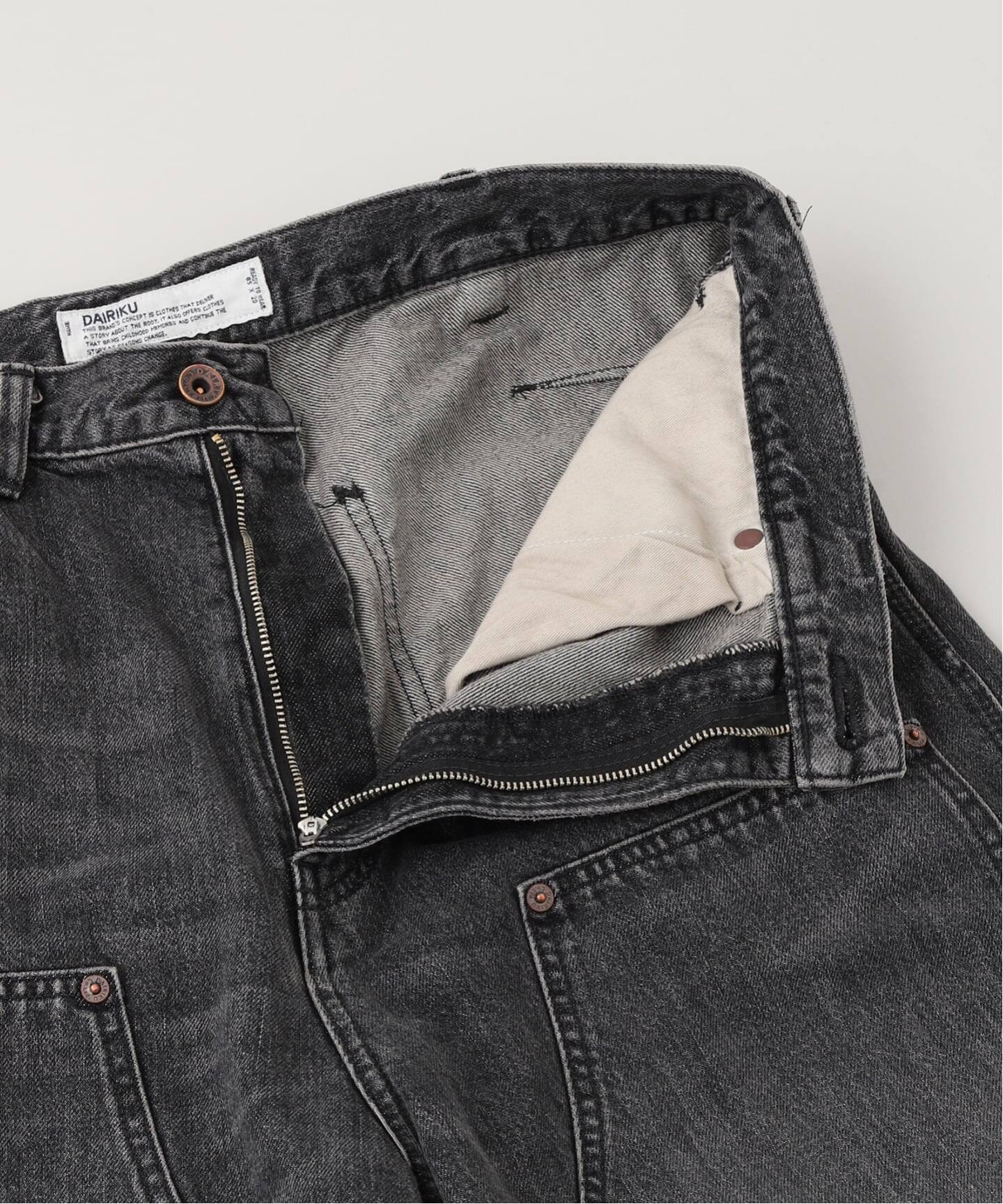 Denim Painter Wide | DAIRIKU Pants Washed Vintage (26SS DAIRIKU 