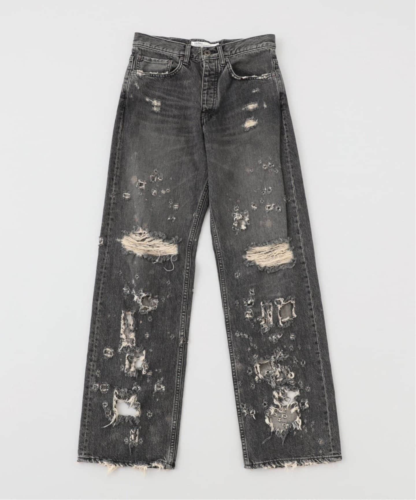 DAIRIKU / ダイリク Damage Straight Denim Pants RG-DNM6