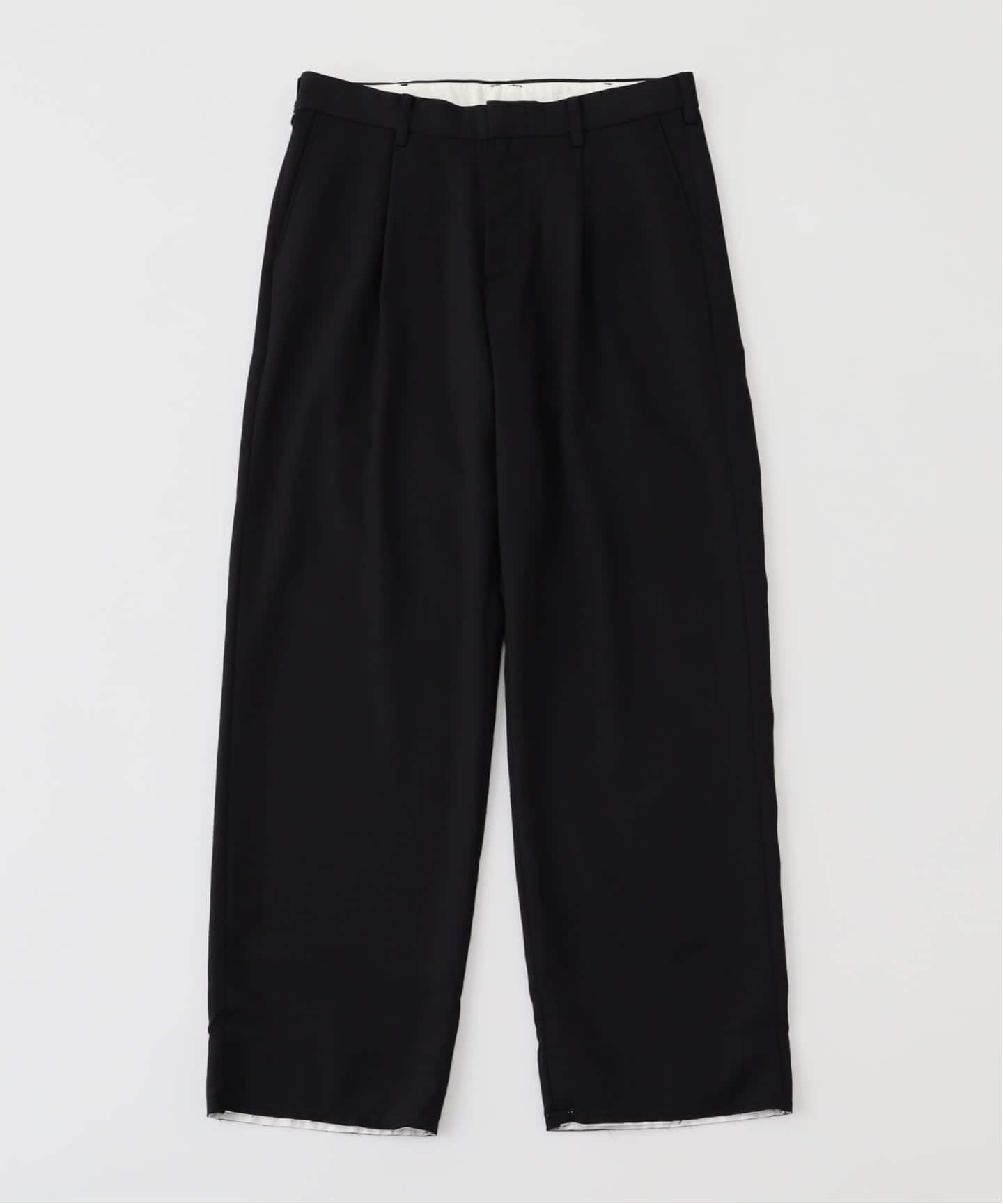 パンツ Simply complicated MARBELT TROUSERS MARBELT TROUSERS BLACK – SimplyComplicated