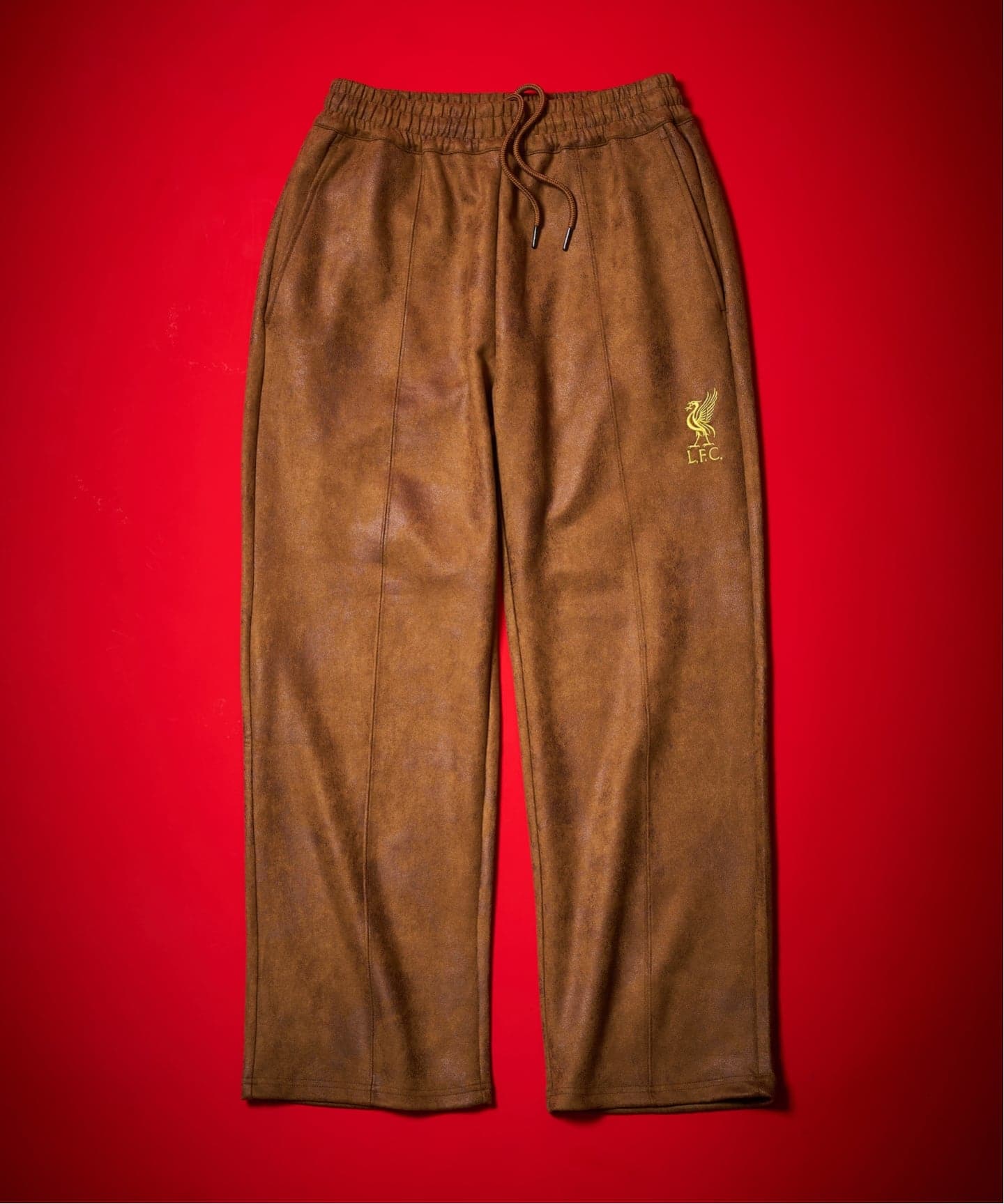 Liverpool FC / リバプール FC】Fake Leather Track Pants（スラックス