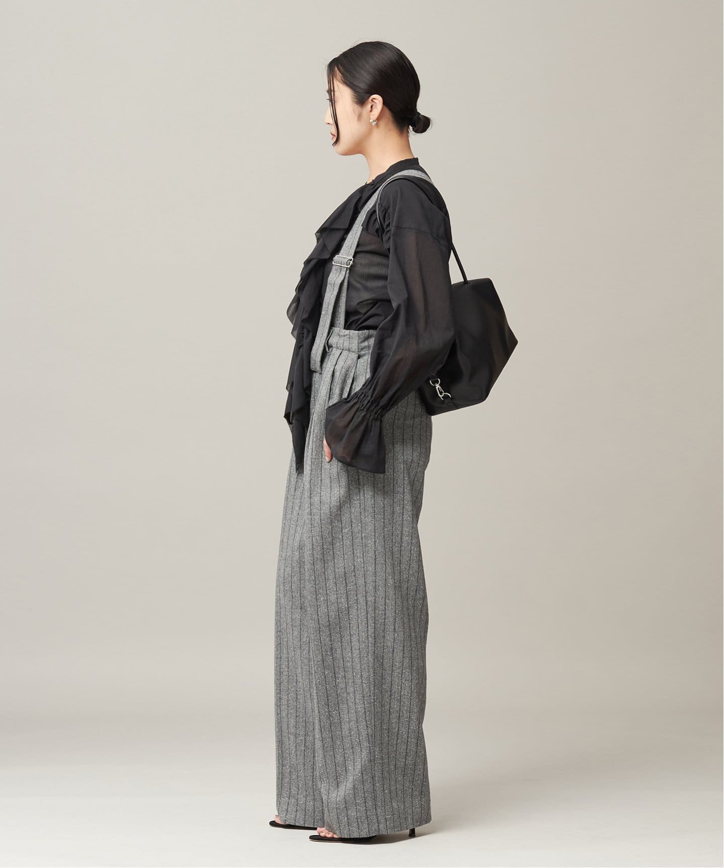 【新品】※裾上げ済　JOURNAL STANDARD トロサスペンダーパンツ journal standard L'essage（ジャーナルスタンダードレサージュ
