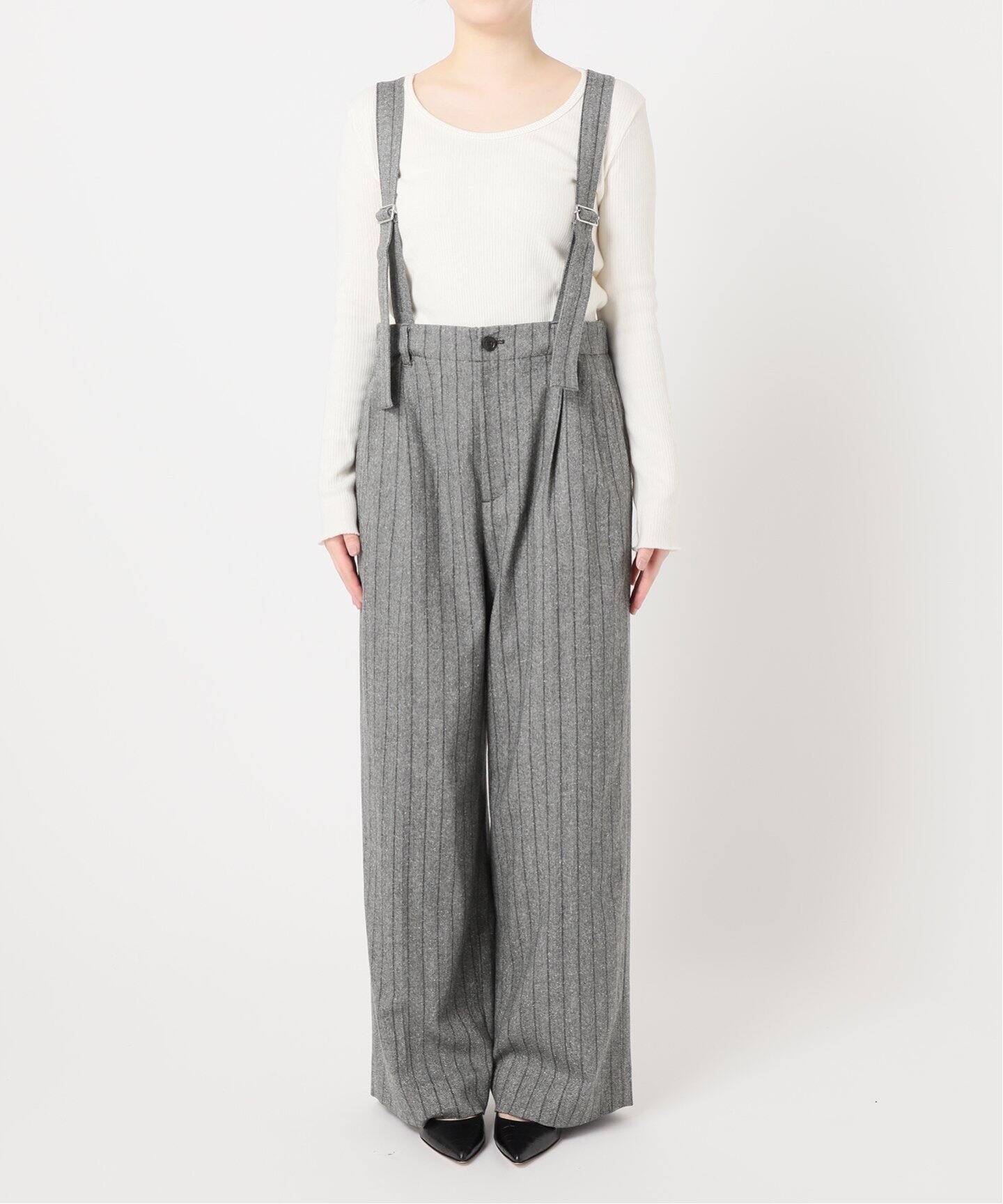 ジャーナルスタンダードレサージュ サスペンダーパンツベージュ 38 ジャーナルスタンダードレサージュ新品パンツ ジャーナルスタンダー