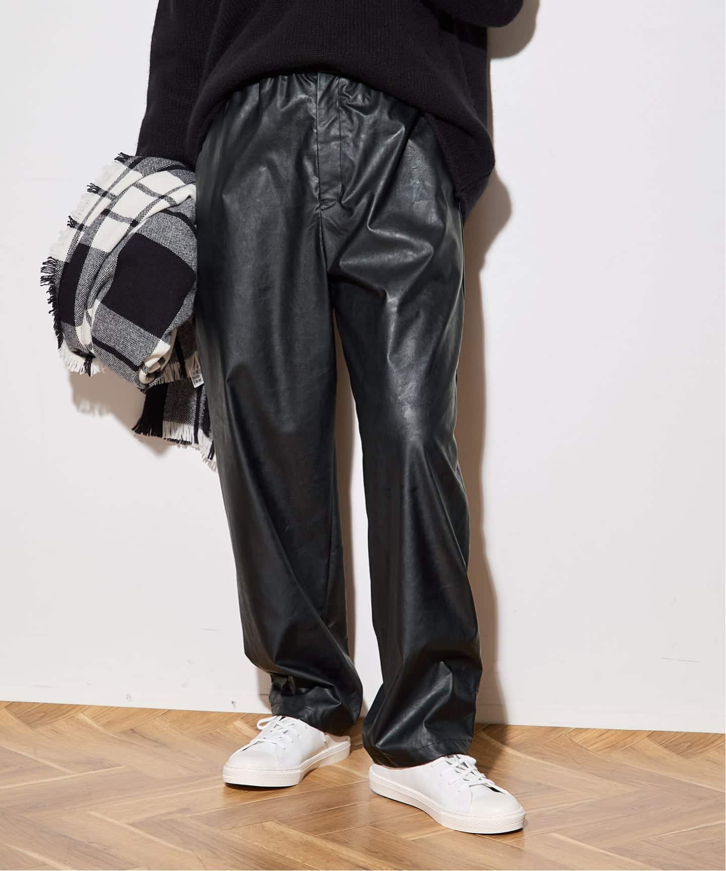 JOURNAL STANDARD L'ESSAGE
デニムワークジャケット シンセティックレザー イージーパンツ（その他パンツ）｜JOURNAL