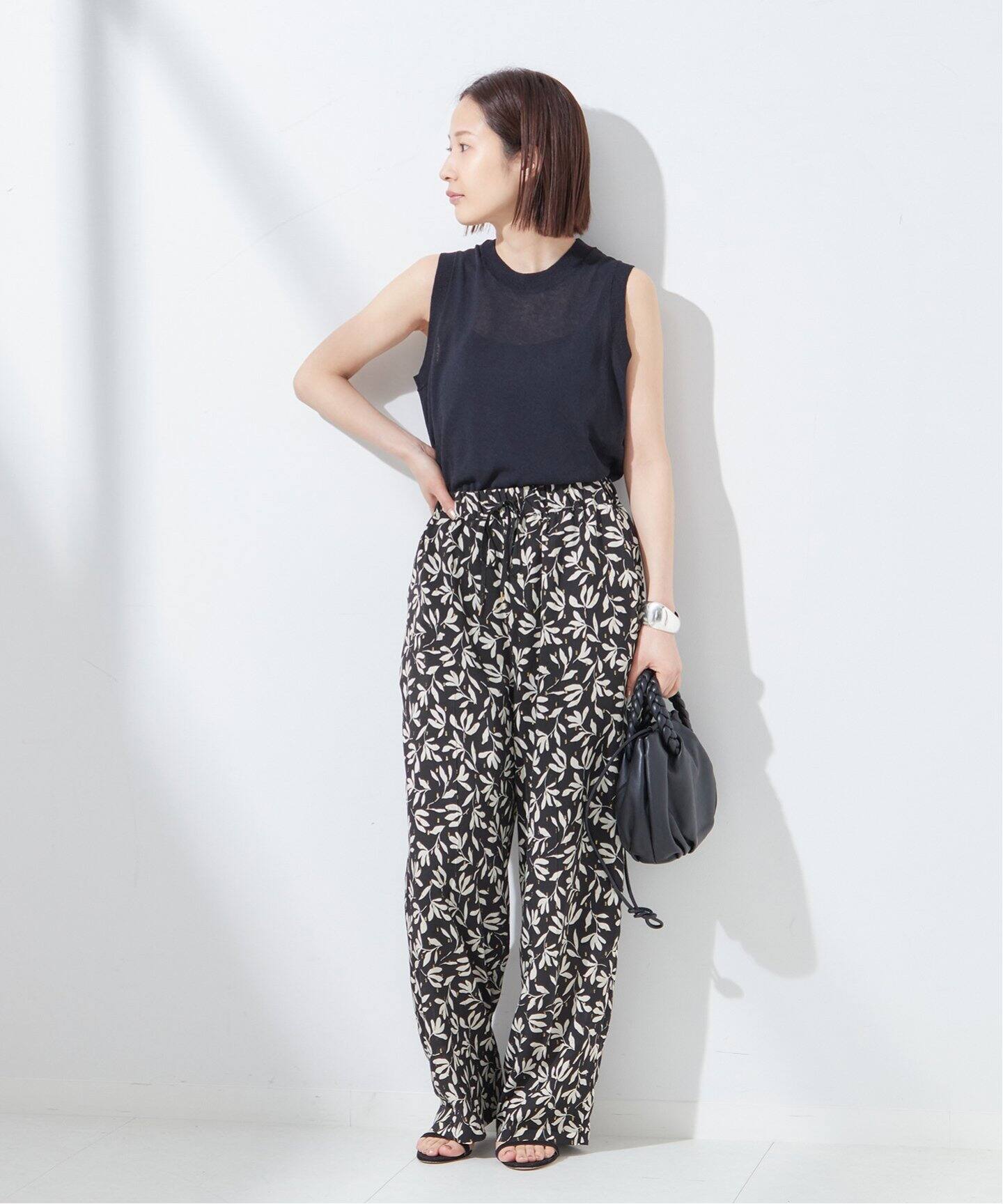 JOURNAL STANDARD L'ESSAGE ラメモノトーンパンツ DEVEAUX GOLDラメモノトーンイージーパンツ（その他パンツ