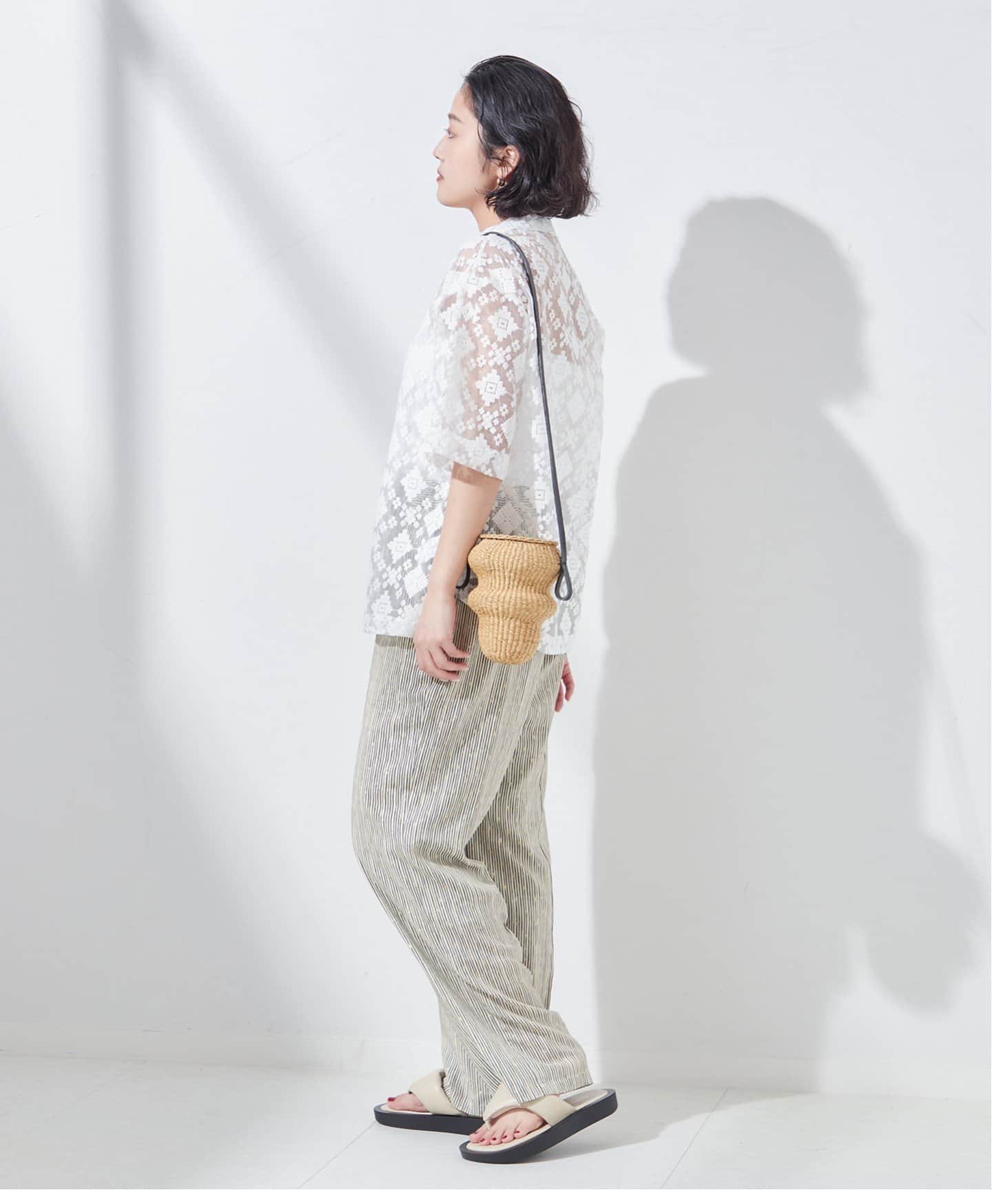 追加2》DEVEAUX GOLDラメモノトーンイージーパンツ（その他パンツ