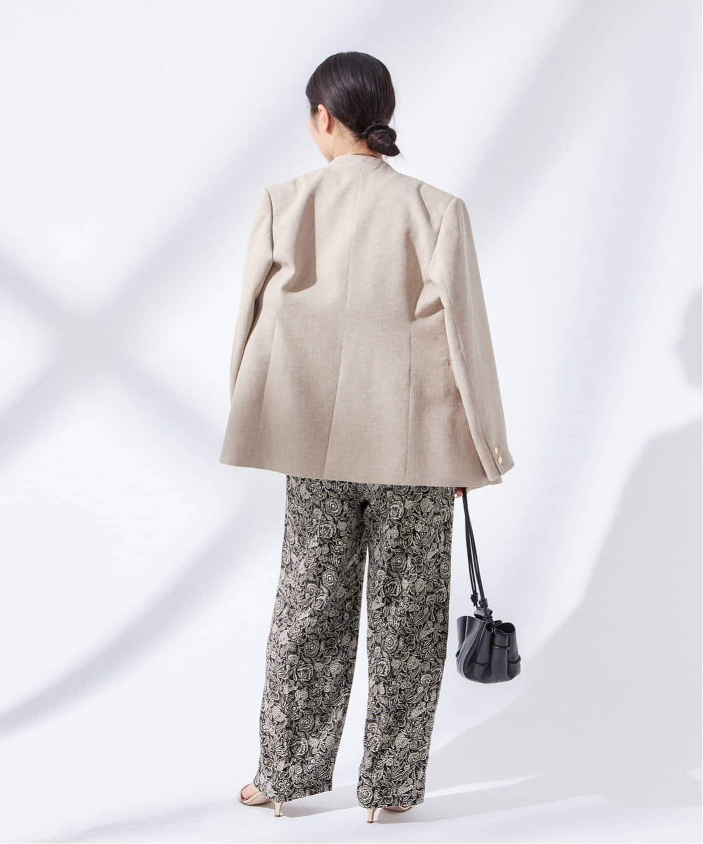 JOURNAL STANDARD L'ESSAGE ラメモノトーンパンツ DEVEAUX GOLDラメモノトーンイージーパンツ（その他パンツ
