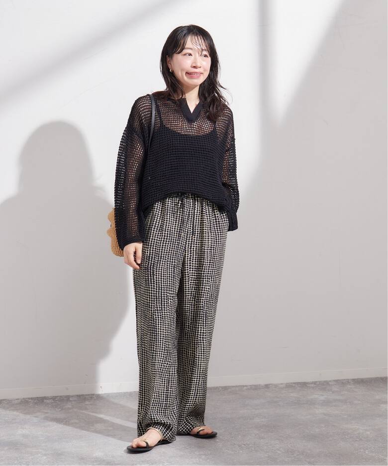 追加4》DEVEAUX GOLDラメモノトーンイージーパンツ（その他パンツ  