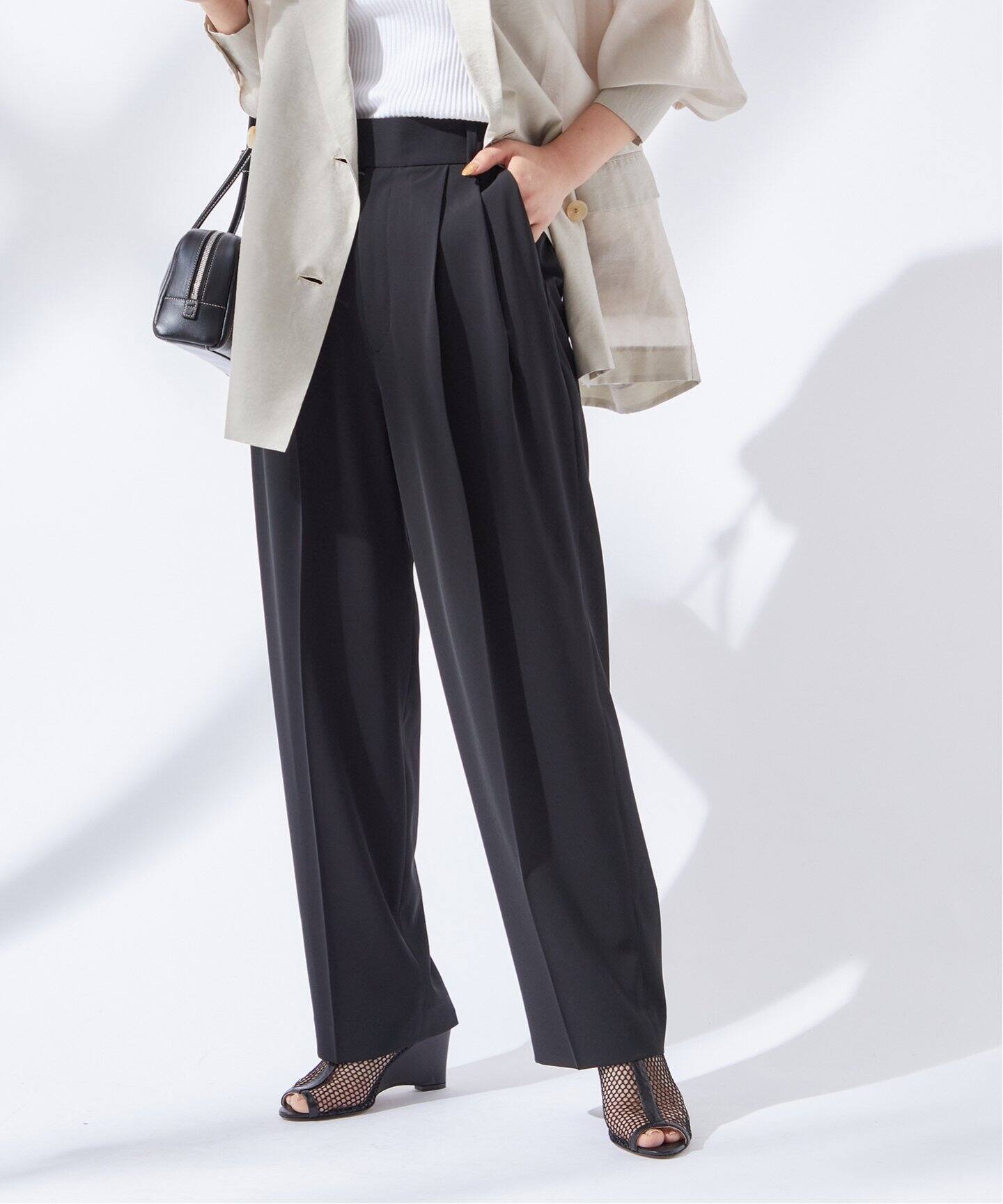 未使用 ジャーナルスタンダード リーフ テーパード パンツ 定価16500円36 JOURNAL STANDARD - 未使用 ジャーナルスタンダード リーフ