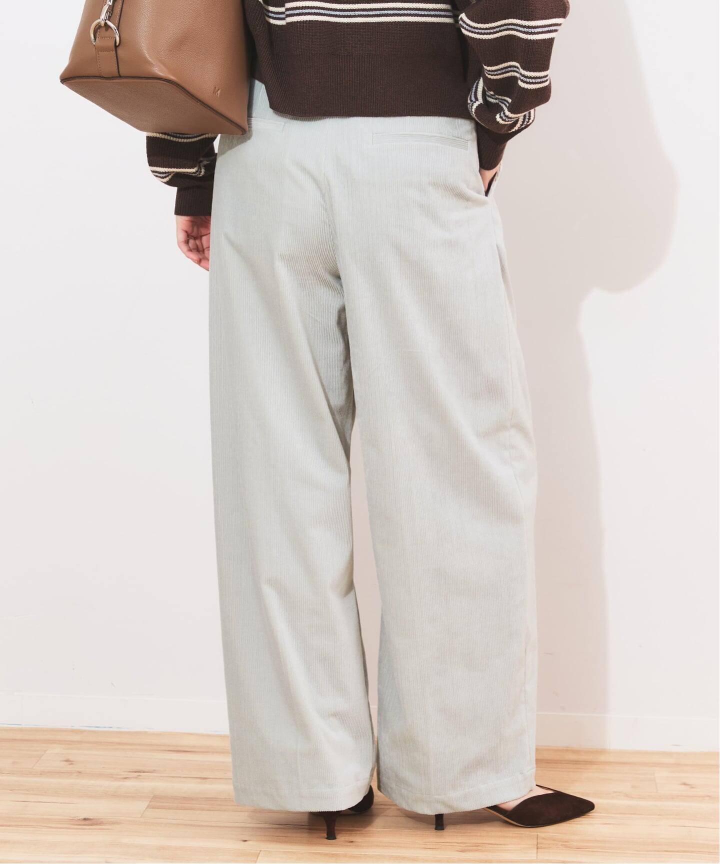 レサージュ　コーデュロイ2タックパンツ journal standard L'essage（ジャーナルスタンダードレサージュ
