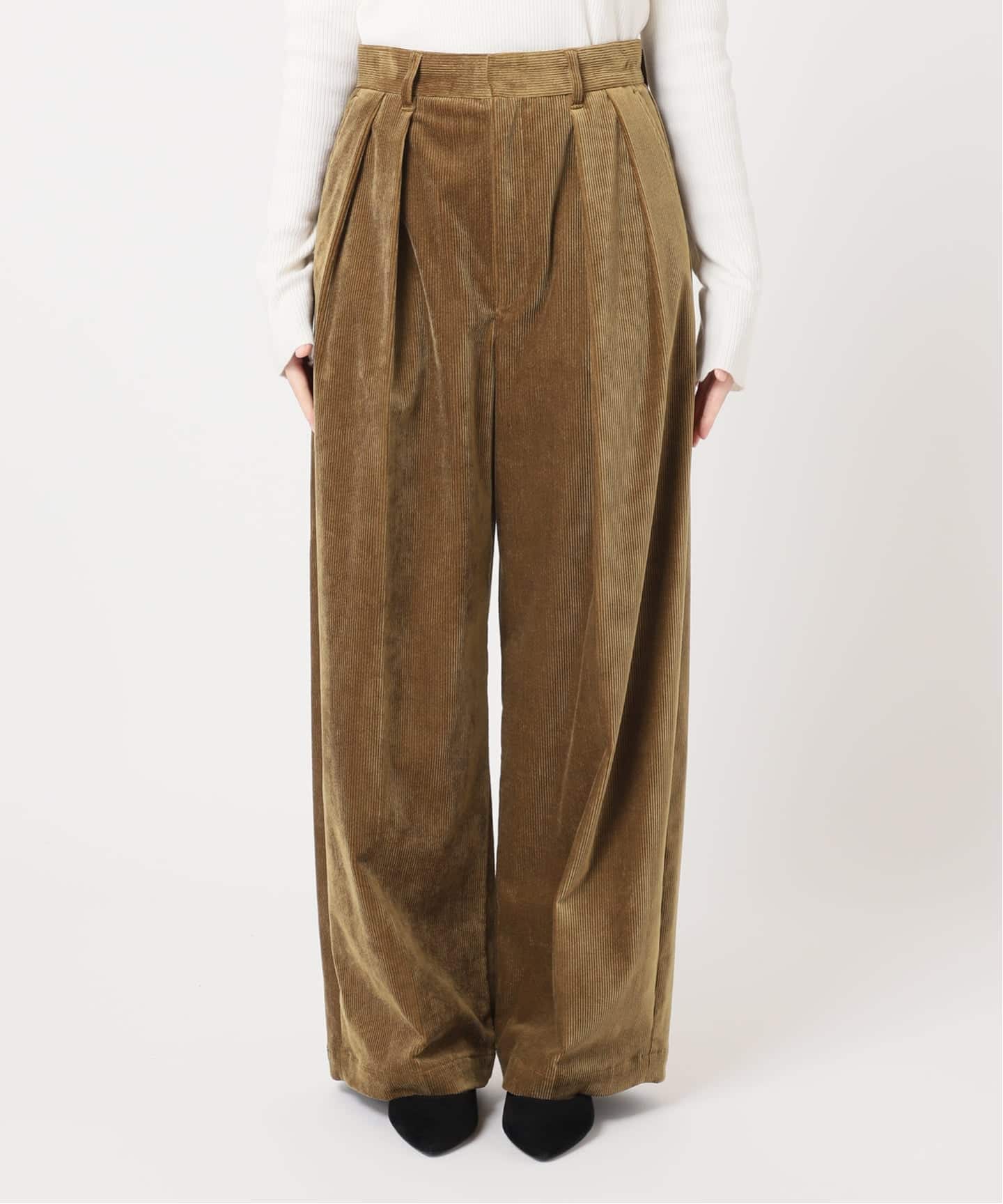 追加2》ストレッチコーデュロイ 2タックパンツ（その他パンツ