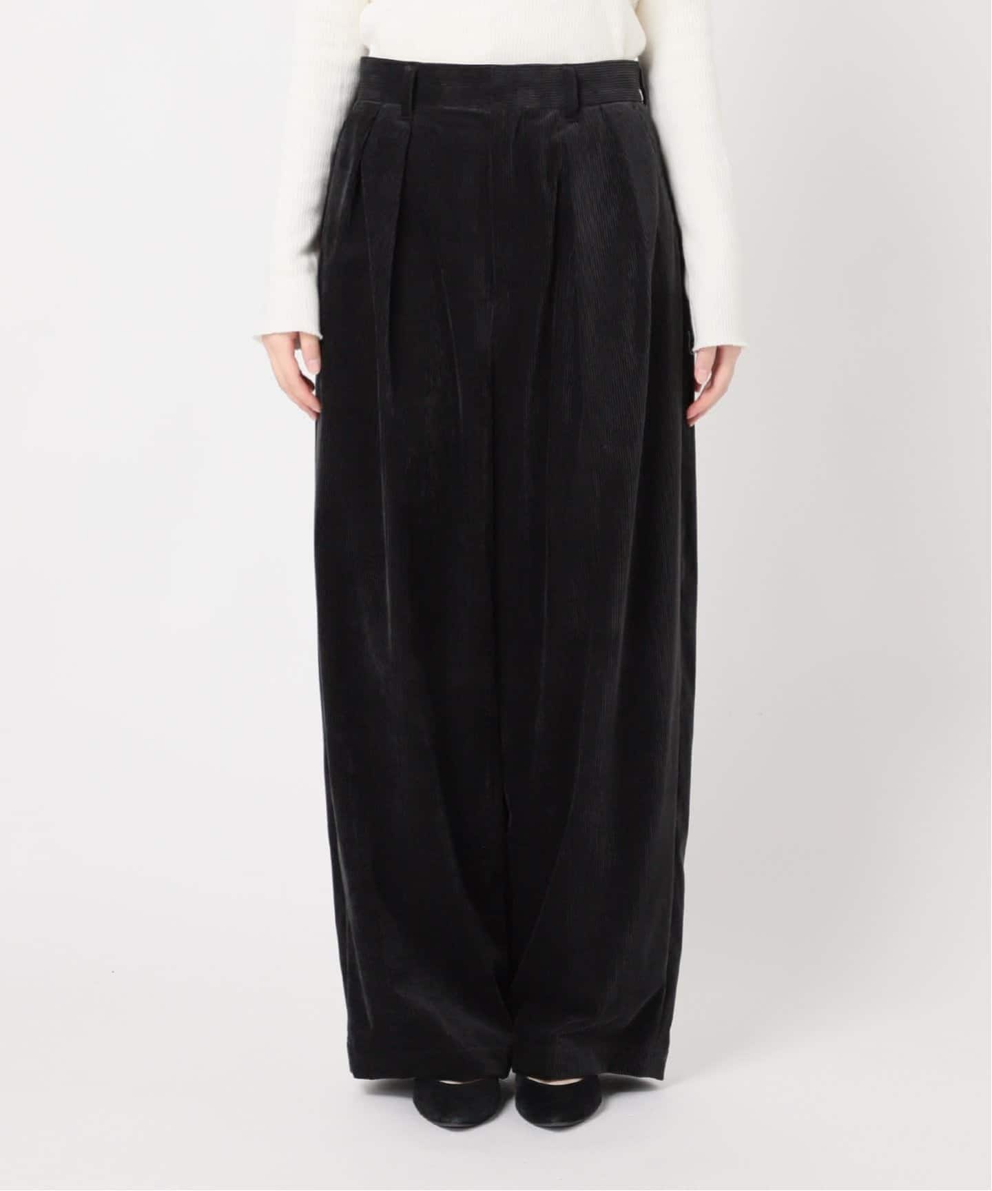 L’ESSAGE　ジャーナルスタンダード　ストレッチコーデュロイ　2タックパンツ 追加3》ストレッチコーデュロイ 2タックパンツ（その他パンツ