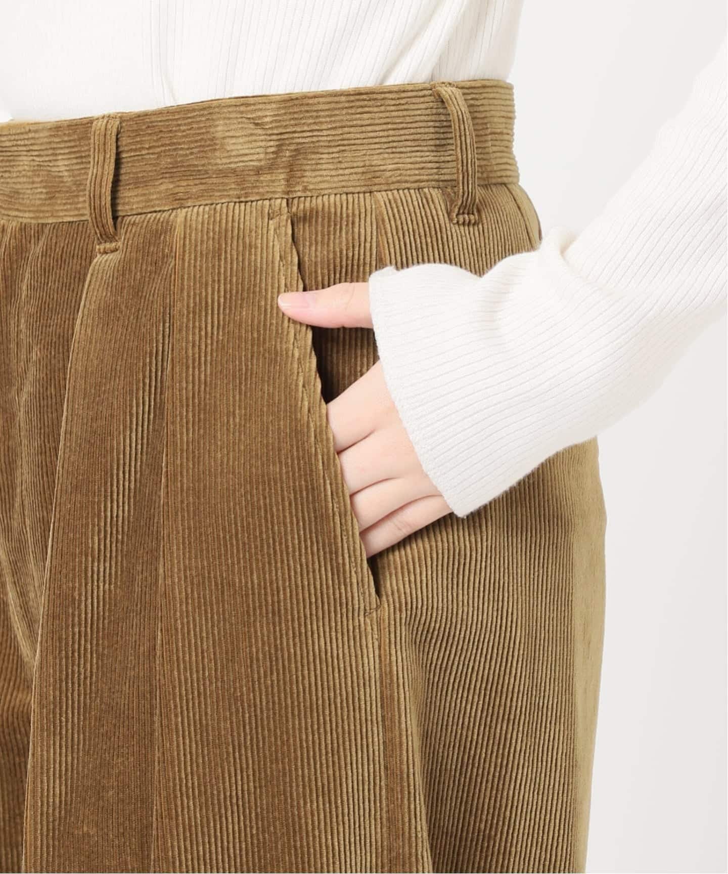 追加4》ストレッチコーデュロイ 2タックパンツ（その他パンツ