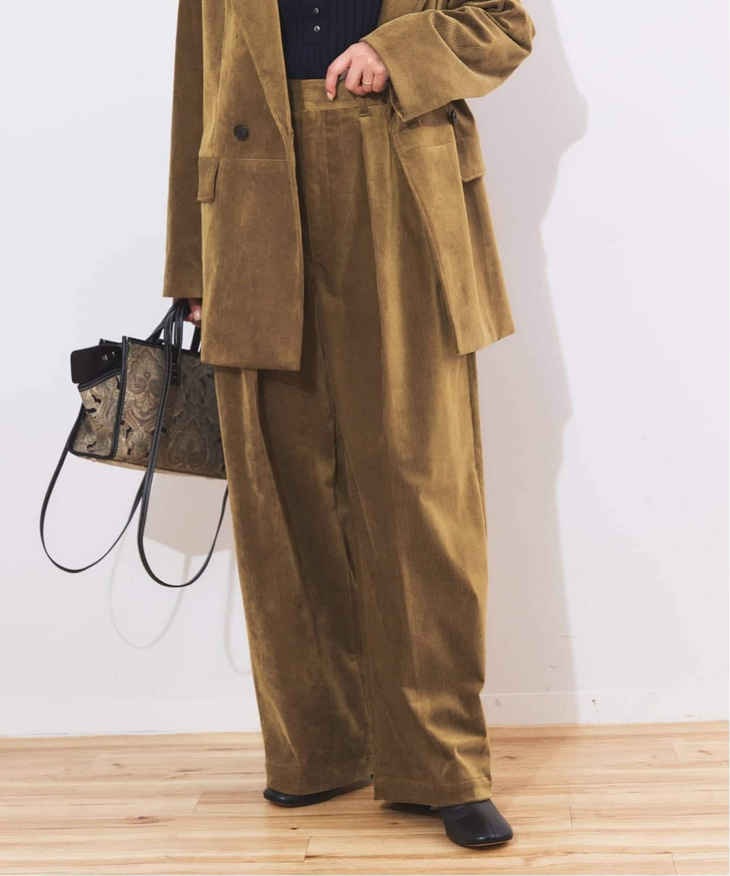 ジャーナルスタンダード　レサージュ ジャーナルスタンダード レサージュ ノーカラーコート レディース