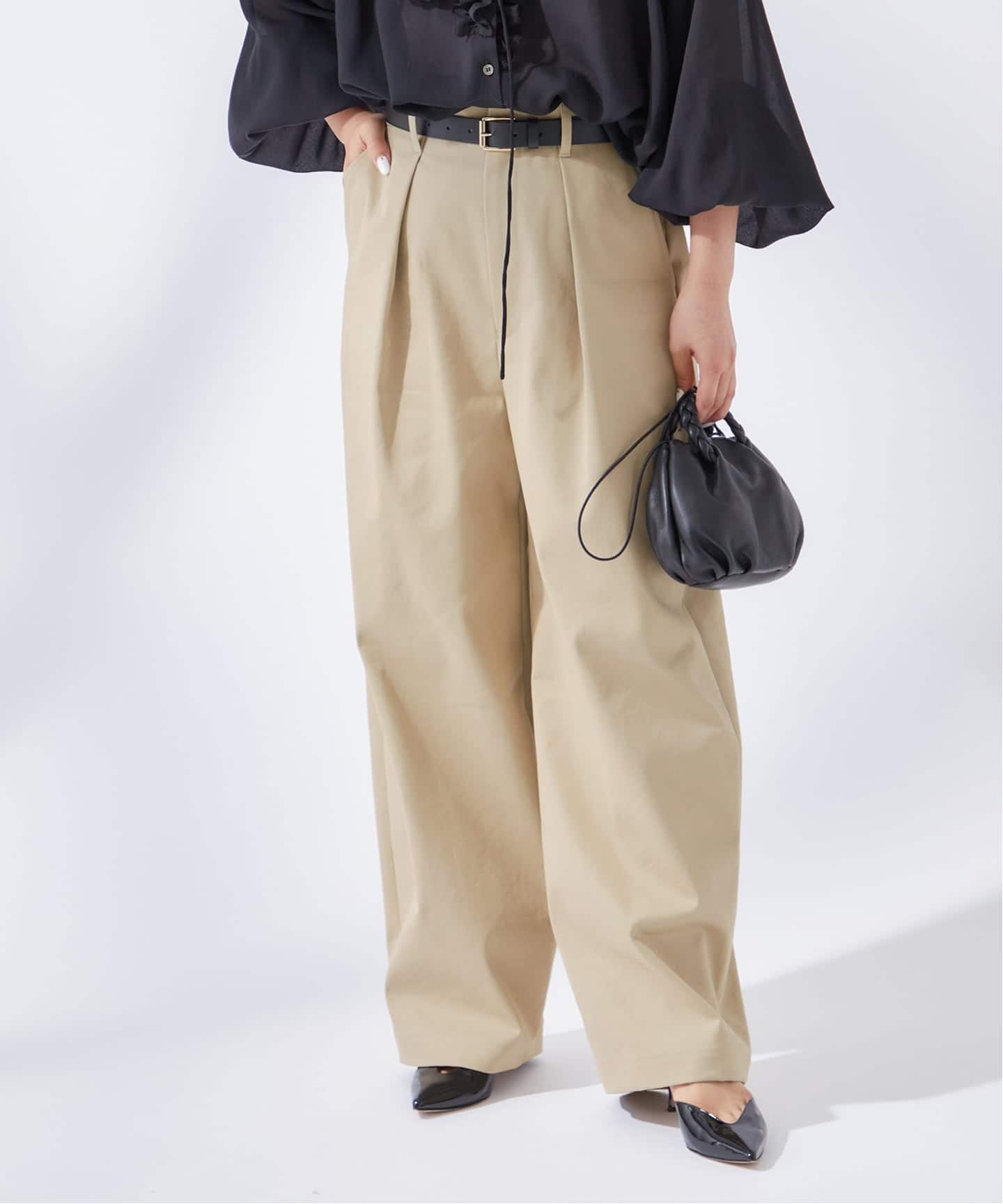 JOURNAL STANDARD L'ESSAGE CP タックチノパンツ 追加予約3》CP タックチノパンツ（チノパンツ）｜JOURNAL