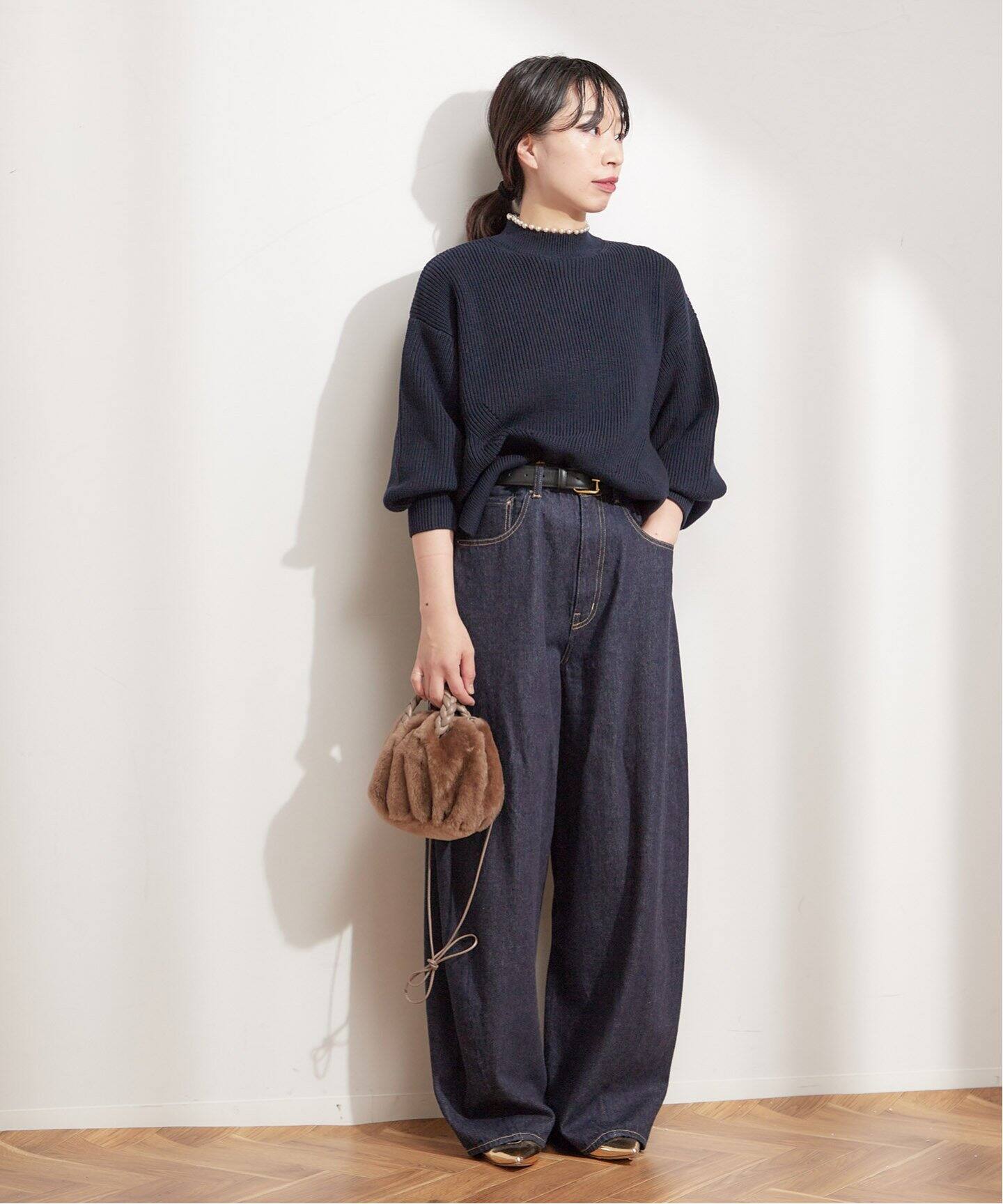 追加3》ルーズウェービング 3D デニムパンツ（デニムパンツ・ジーンズ