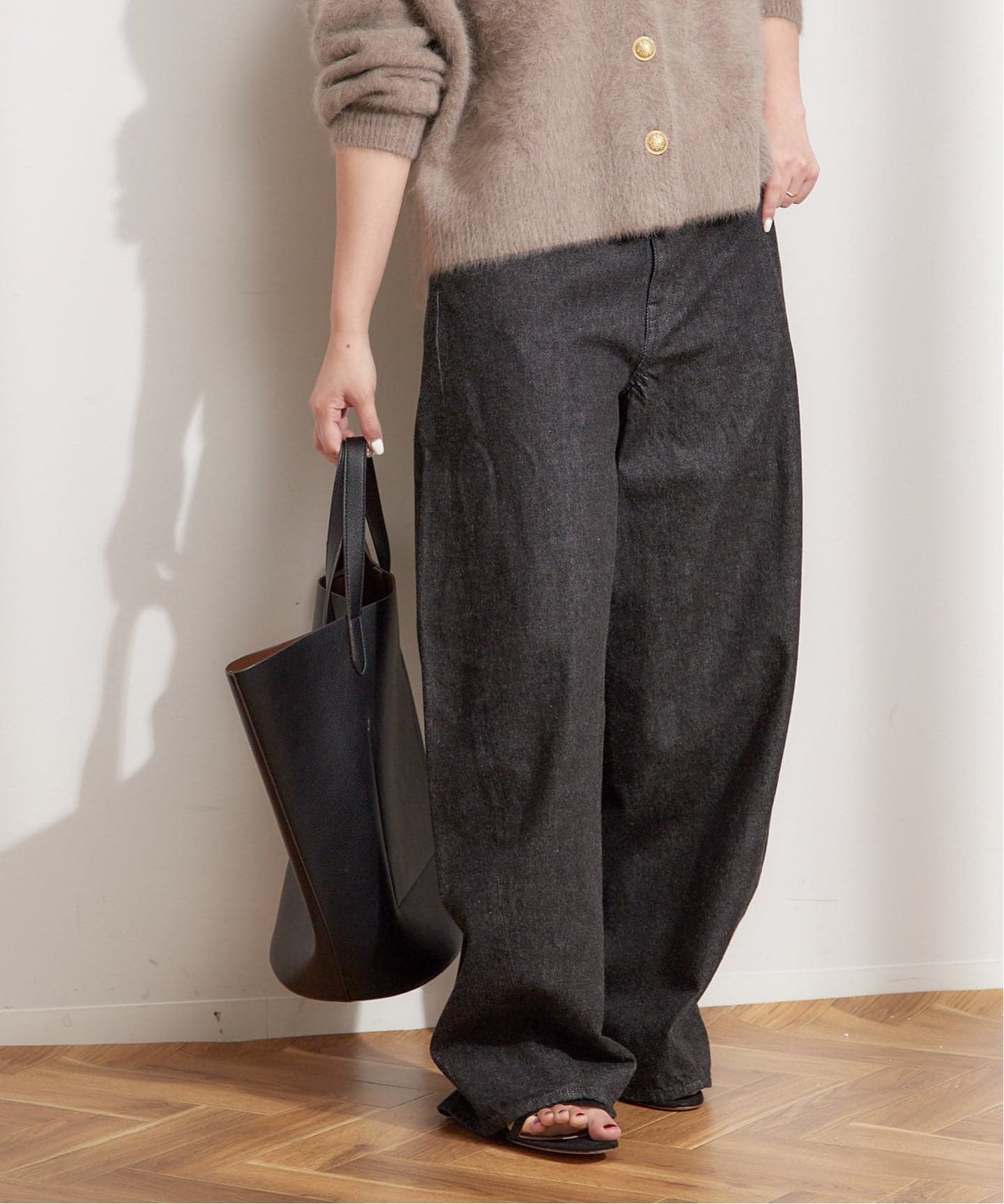 ジャーナルスタンダード　レサージュ　ルーズウェービング　3D デニムパンツ 追加2》ルーズウェービング 3D デニムパンツ（デニムパンツ