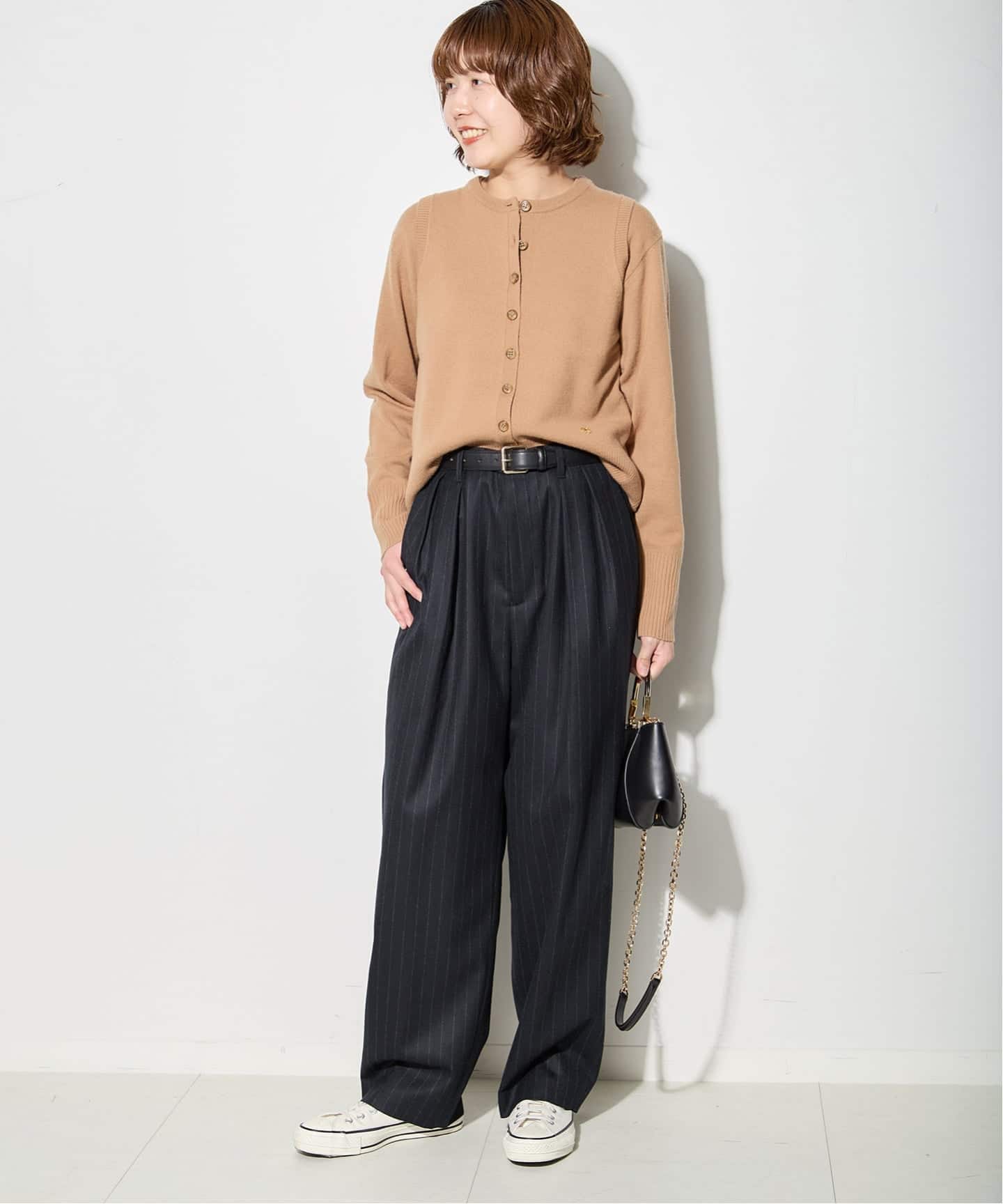 ウールピンストライプ/無地トラウザーパンツ（スラックス）｜JOURNAL