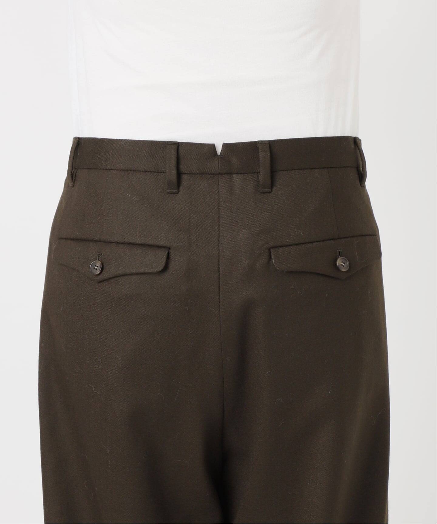 ウールピンストライプ/無地トラウザーパンツ（スラックス）｜JOURNAL