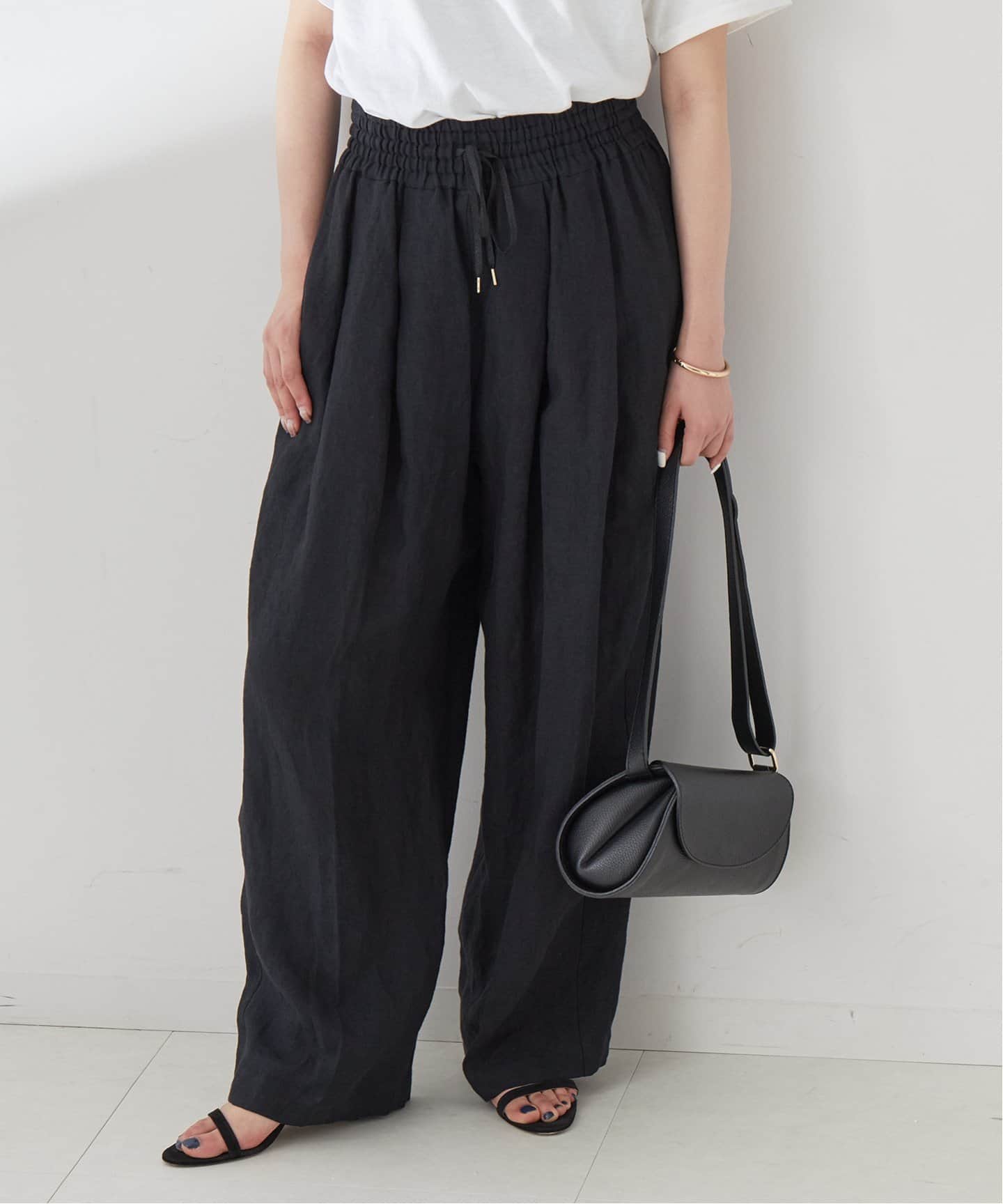 値下げ　Ka na ta ヘンプリネン　ズボン ヘンプリネンワイドイージーパンツ（その他パンツ）｜JOURNAL STANDARD