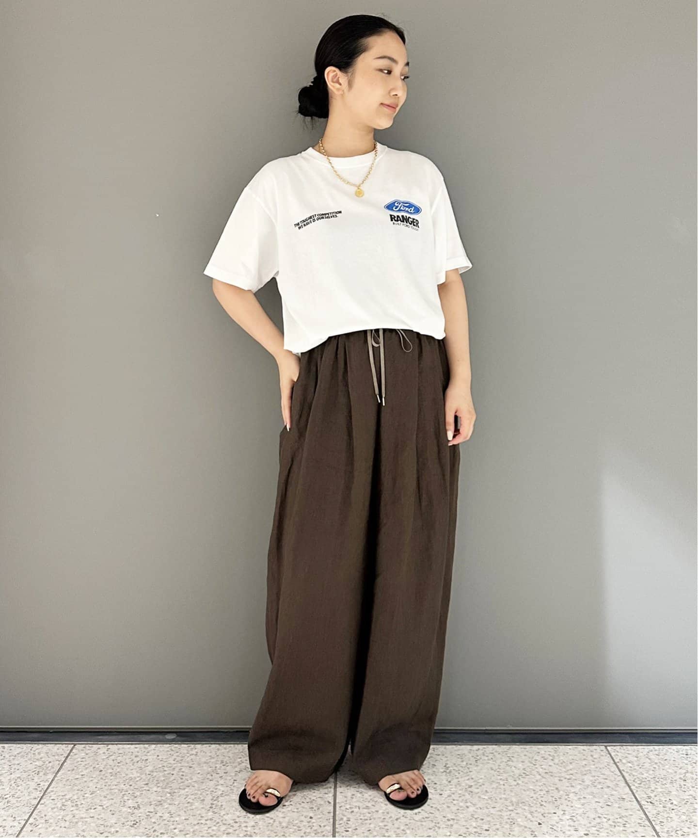 追加2》ヘンプリネンワイドイージーパンツ（スラックス）｜JOURNAL