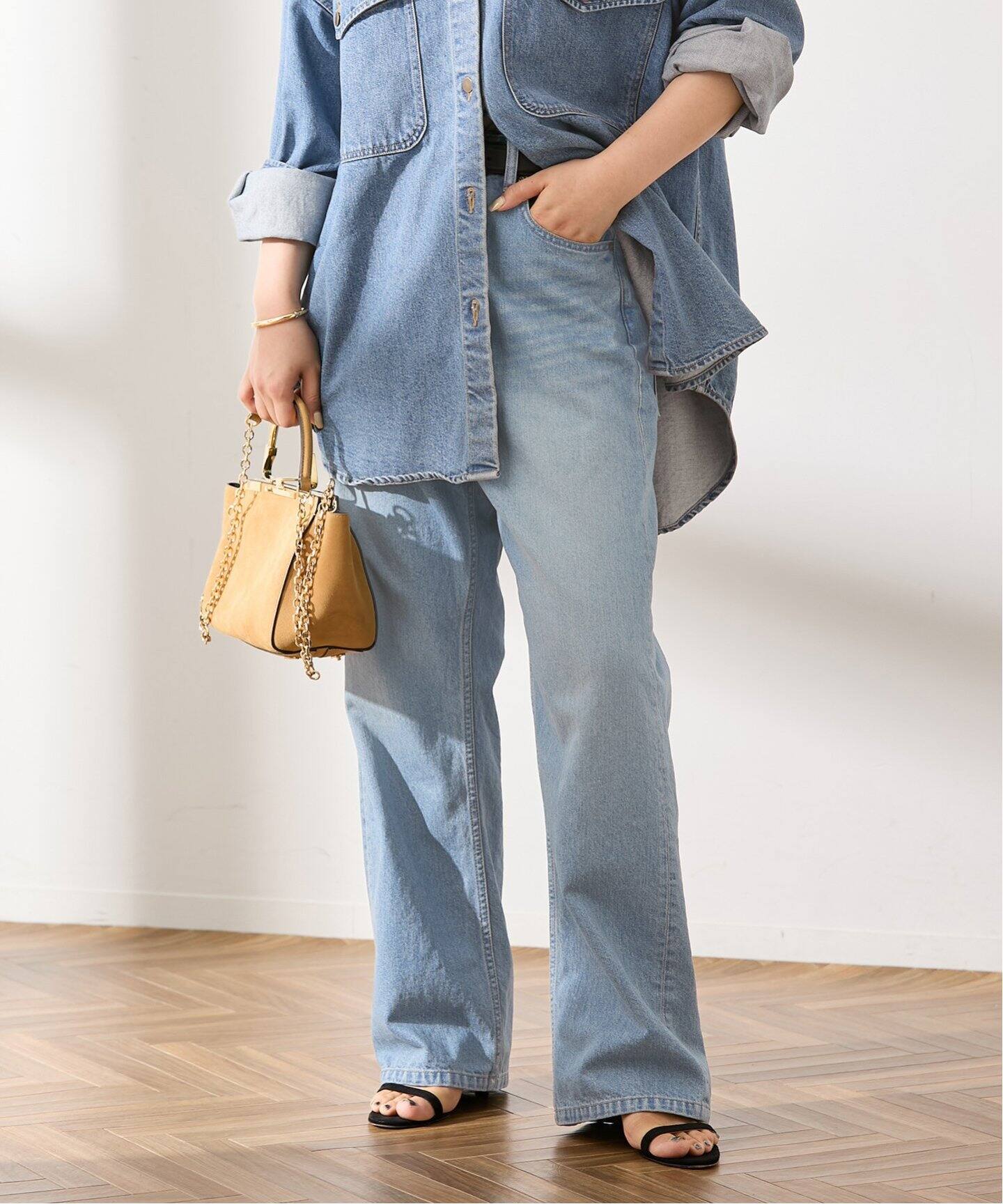 lee 金子綾 journal standard XSサイズ デニム ジーンズ 追加2》【AYA KANEKO×Lee×L'ESSAGE】SUPERSIZED WORK：デニム