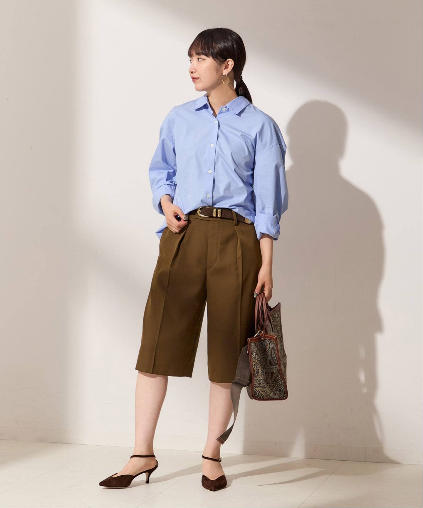 JOURNAL STANDARD L'ESSAGE 新品　キュロットパンツ 追加2》コットンリネンキュロットパンツ | ジャーナル