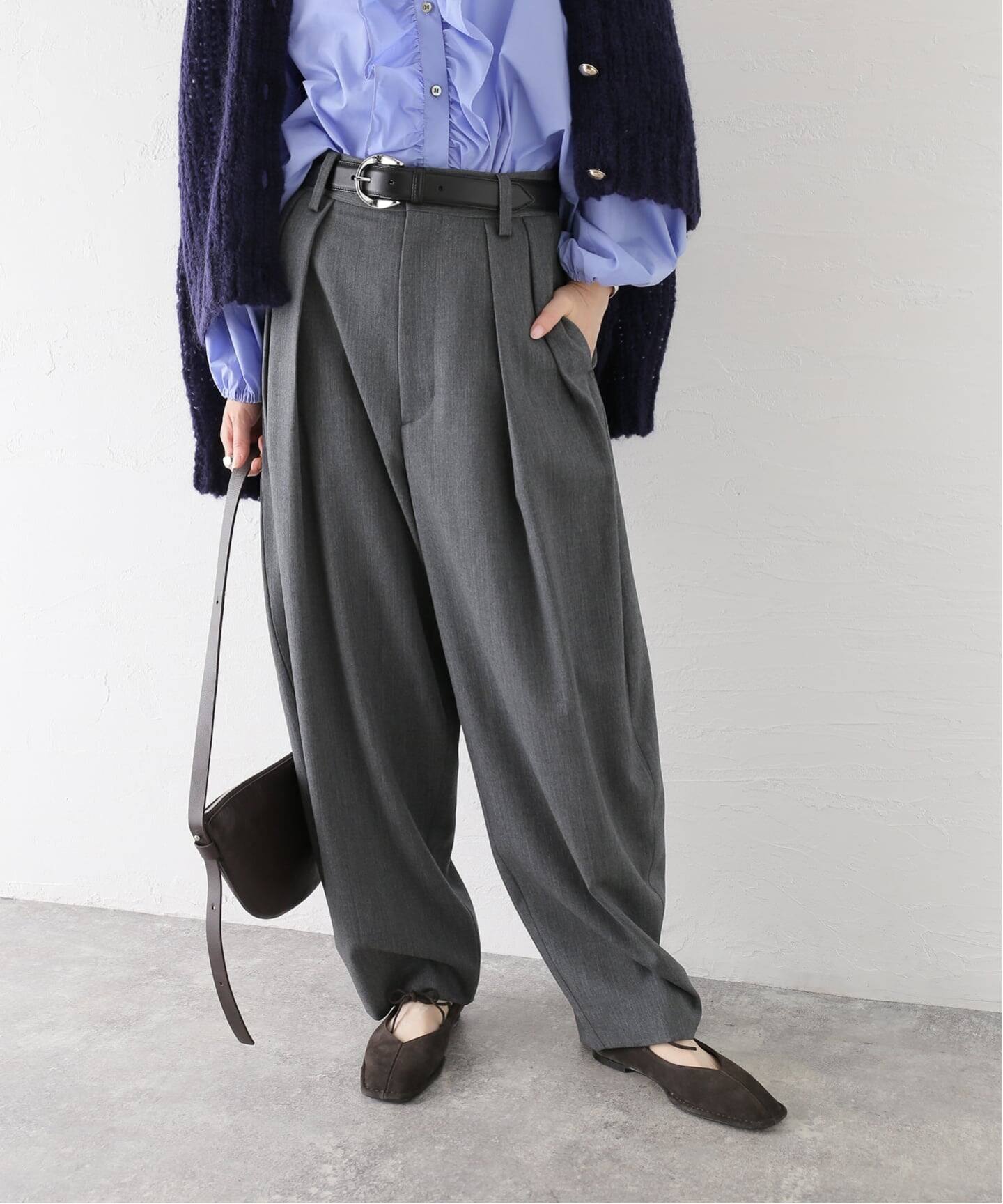 zaru　20471120 スラックス セール】ワイドカーブスラックス（スラックス）｜CORPUS TOKYO