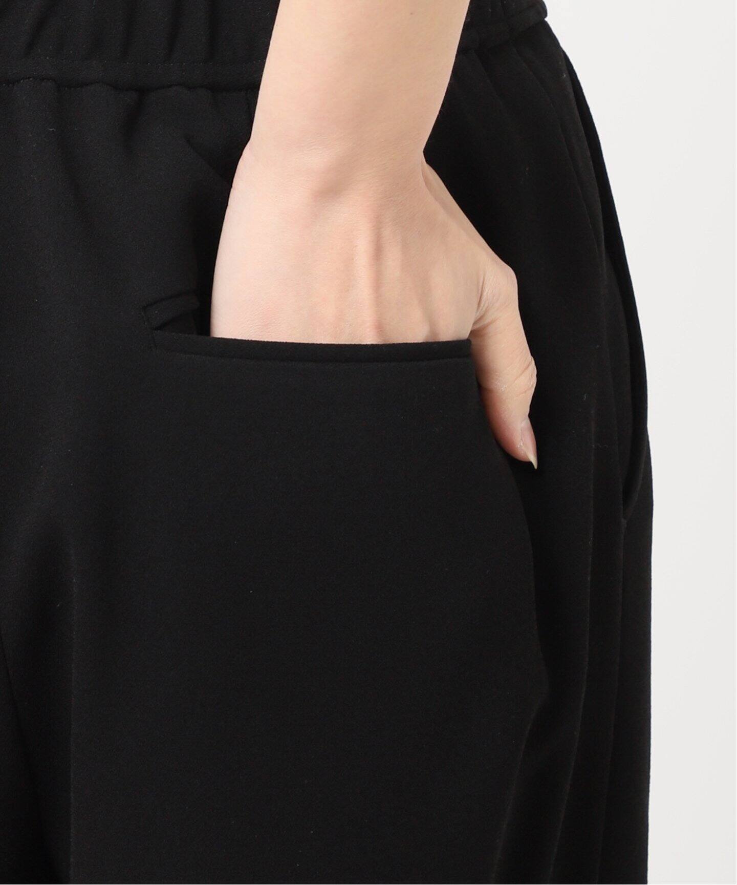 トリアセテート ダブルクロスジョーゼットパンツ（スラックス