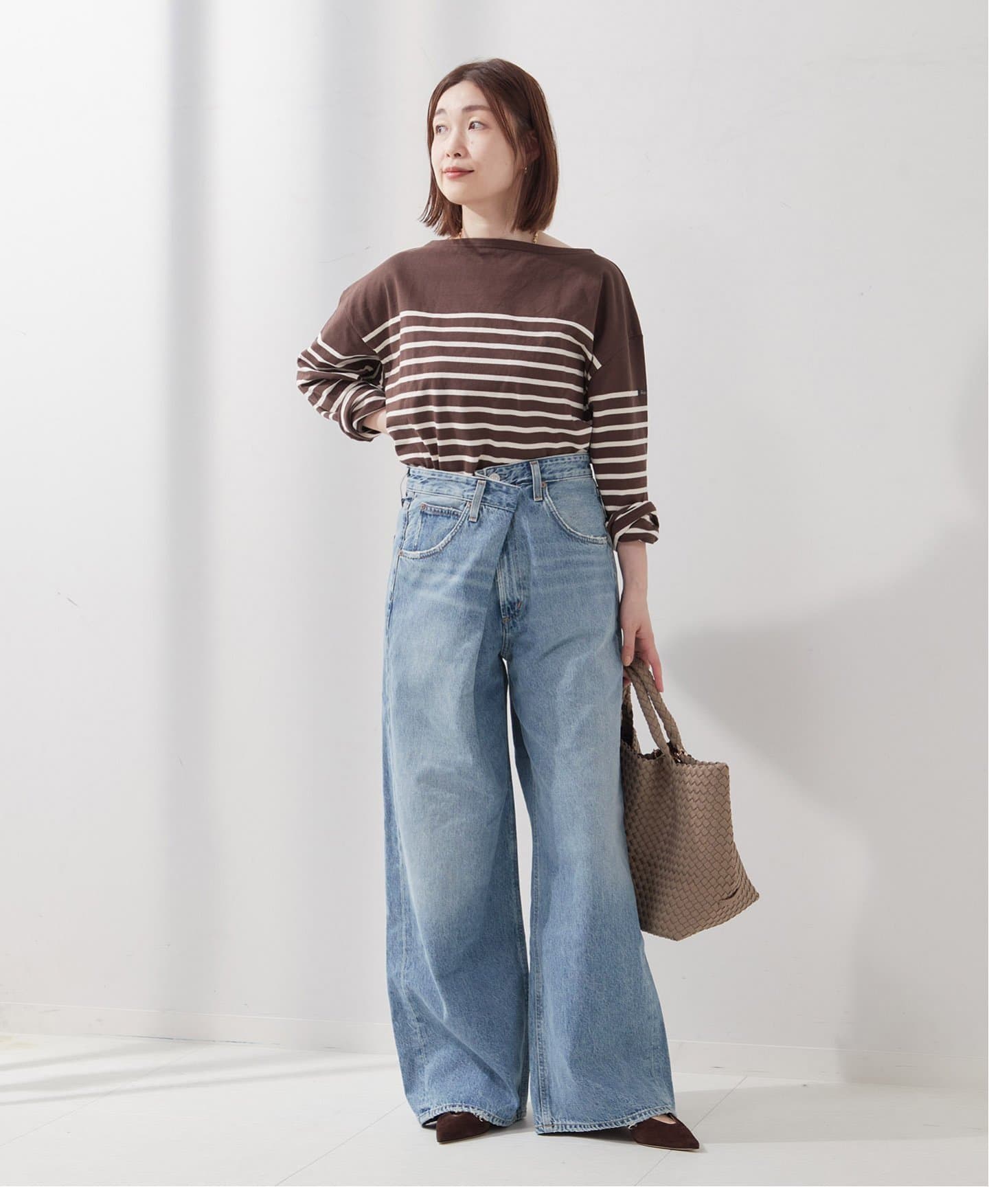 デニム・ジーパン AGOLDE 'Vana' jeans AGOLDE / エーゴールドイー】VANA FOLD JEAN IN MANTRA：デニム