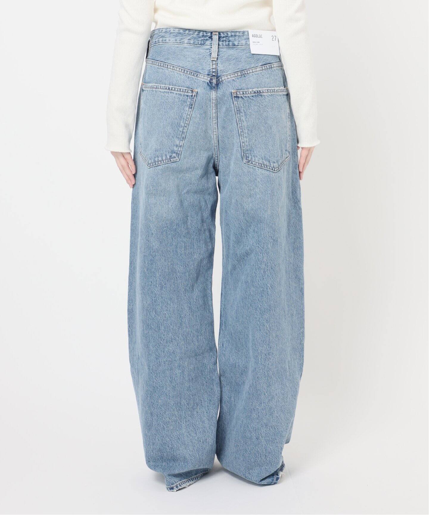 ジャーナルスタンダード レサージュ（journal standard L’essage）/【AGOLDE / エーゴールドイー】VANA FOLD JEAN IN MANTRA：デニム AGOLDE / エーゴールドイー】VANA FOLD JEAN IN MANTRA：デニム