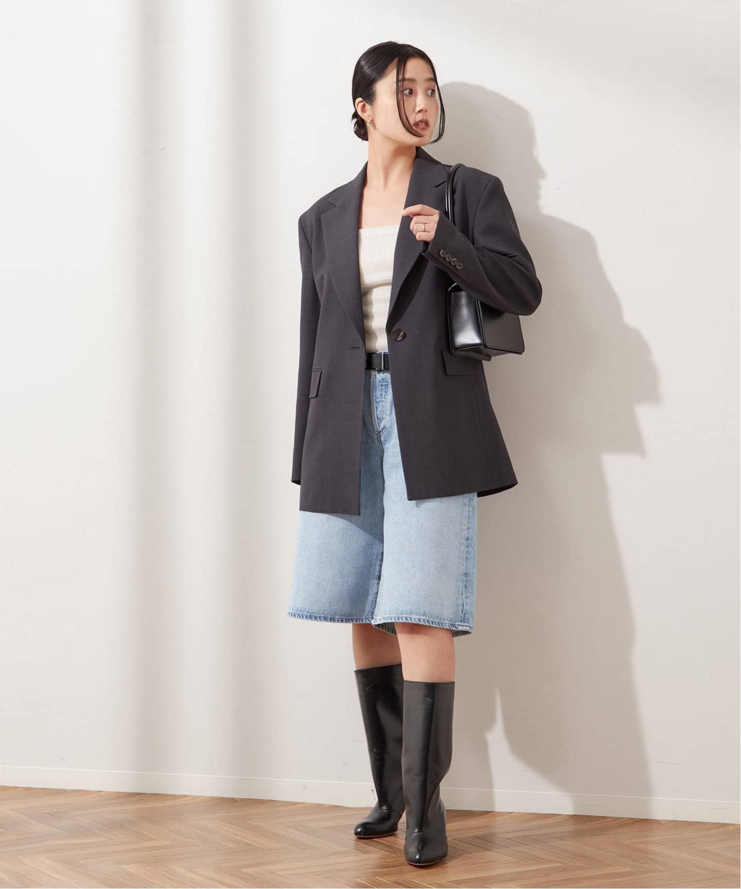 AGOLDE / エーゴールドイー】BAGGY V-SHORT IN PREVAIL：デニム