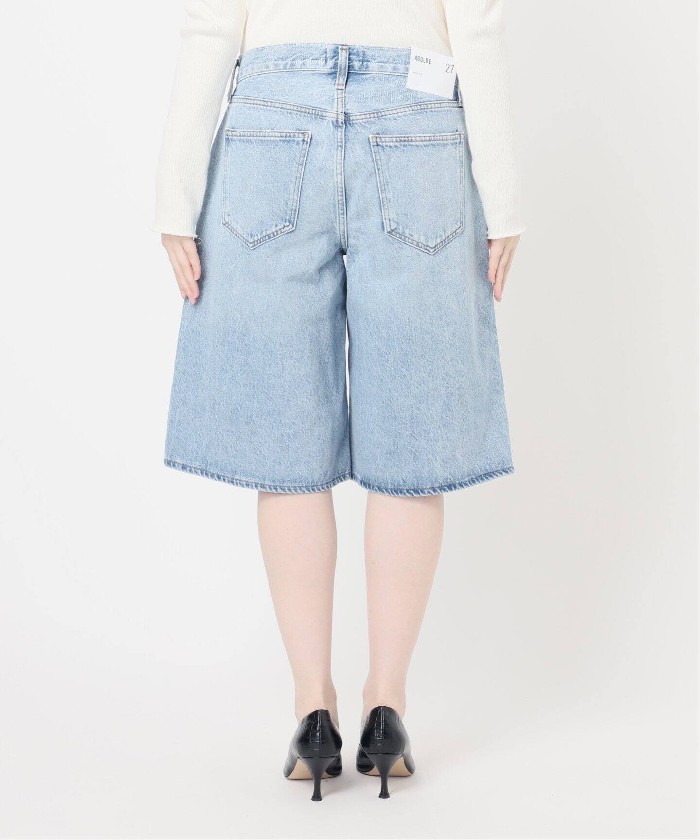 AGOLDE / エーゴールドイー】BAGGY V-SHORT IN PREVAIL：デニム