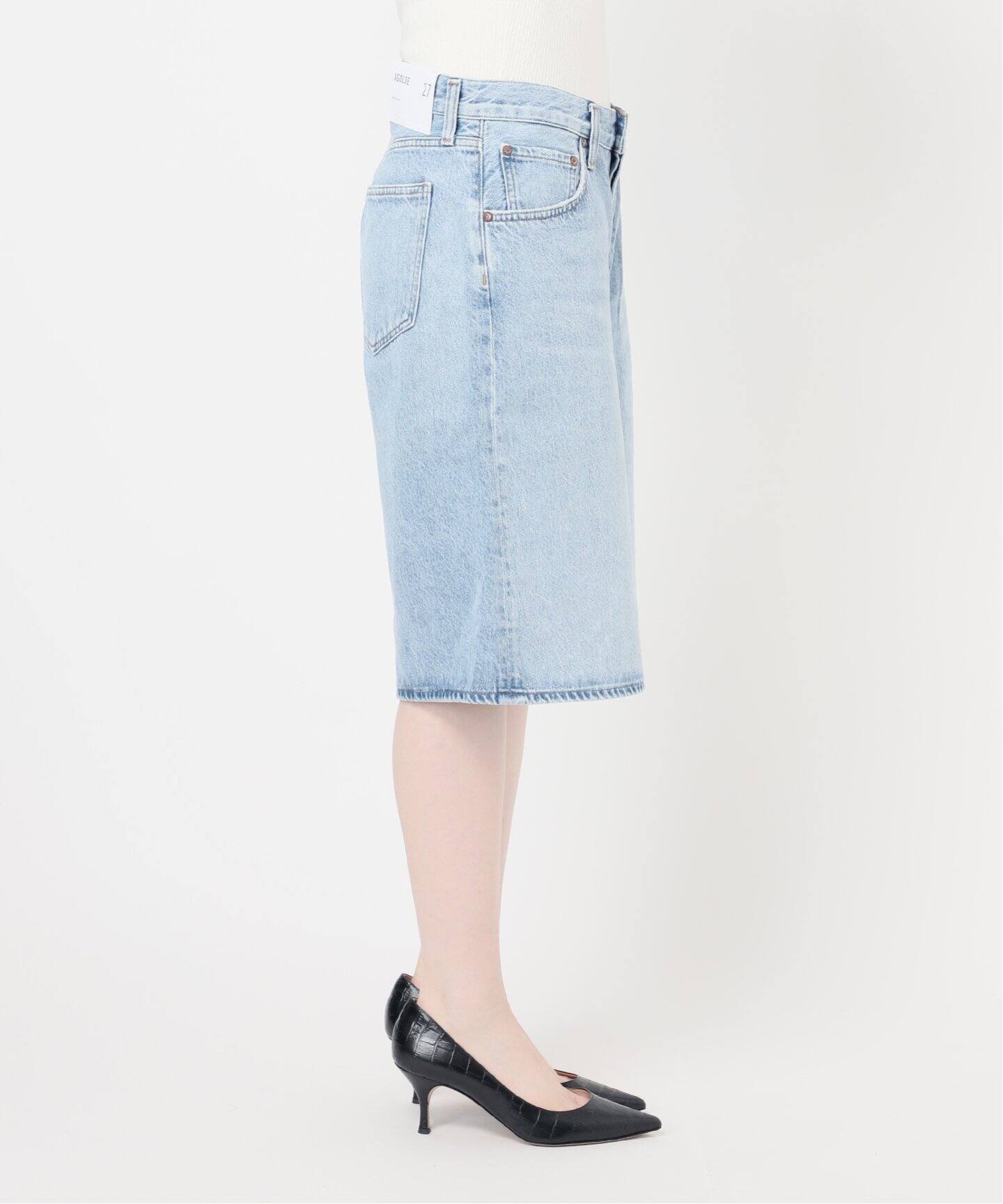 AGOLDE / エーゴールドイー】BAGGY V-SHORT IN PREVAIL：デニム