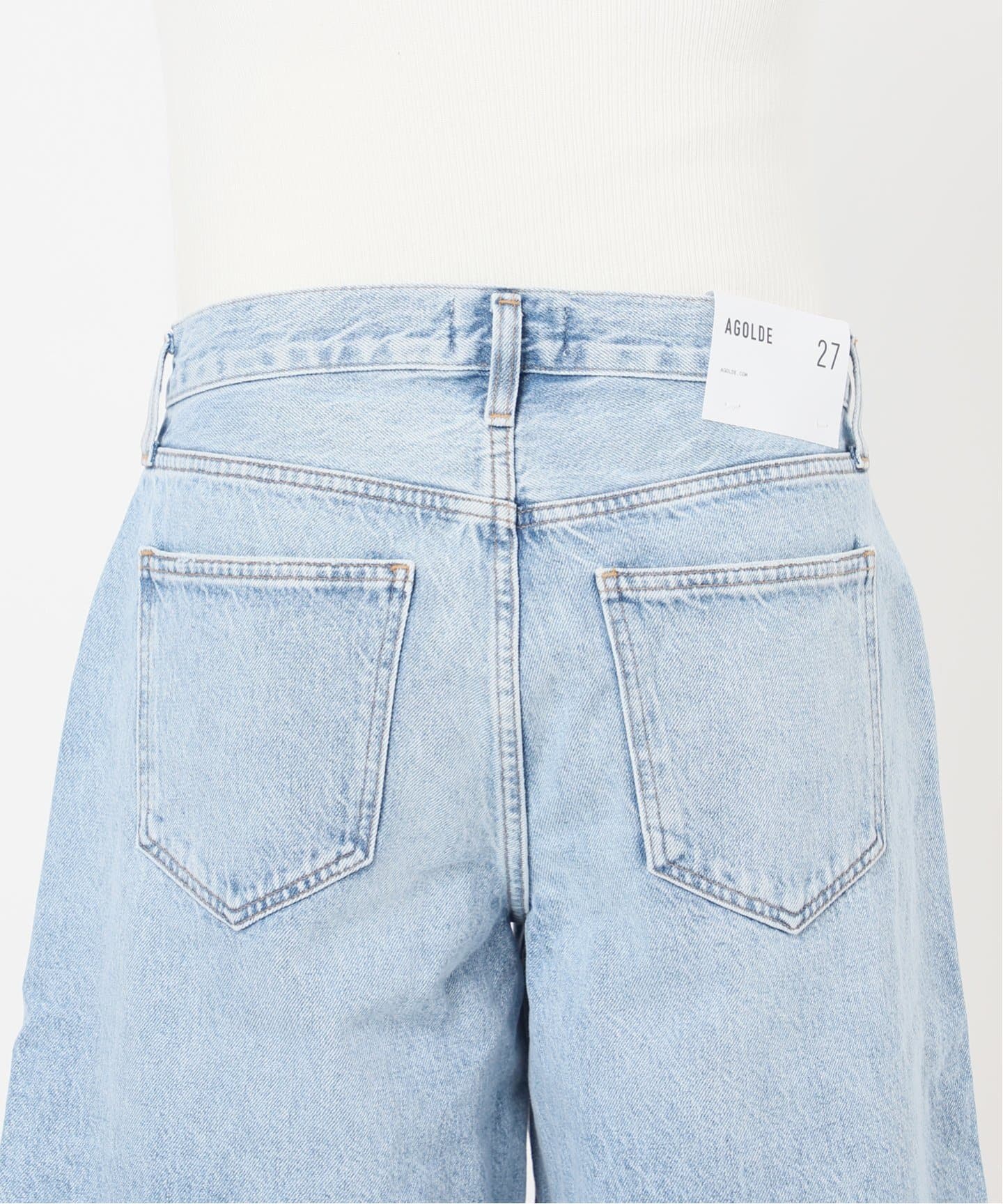 AGOLDE / エーゴールドイー】BAGGY V-SHORT IN PREVAIL：デニム