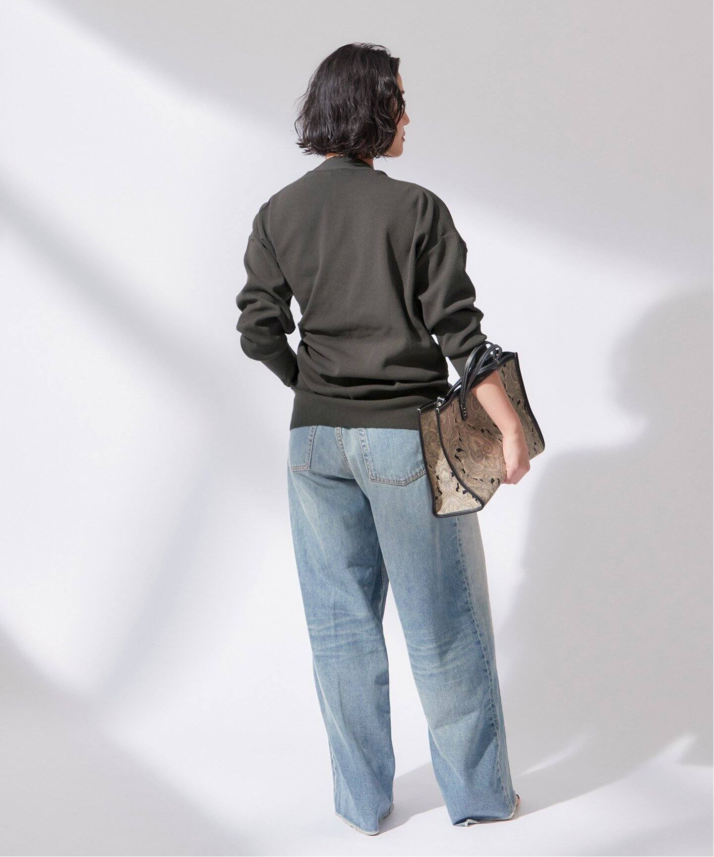 HAIKURE/ハイクル】BETHANY ASIAN FIT ICONIC BLUE：デニム（デニム 