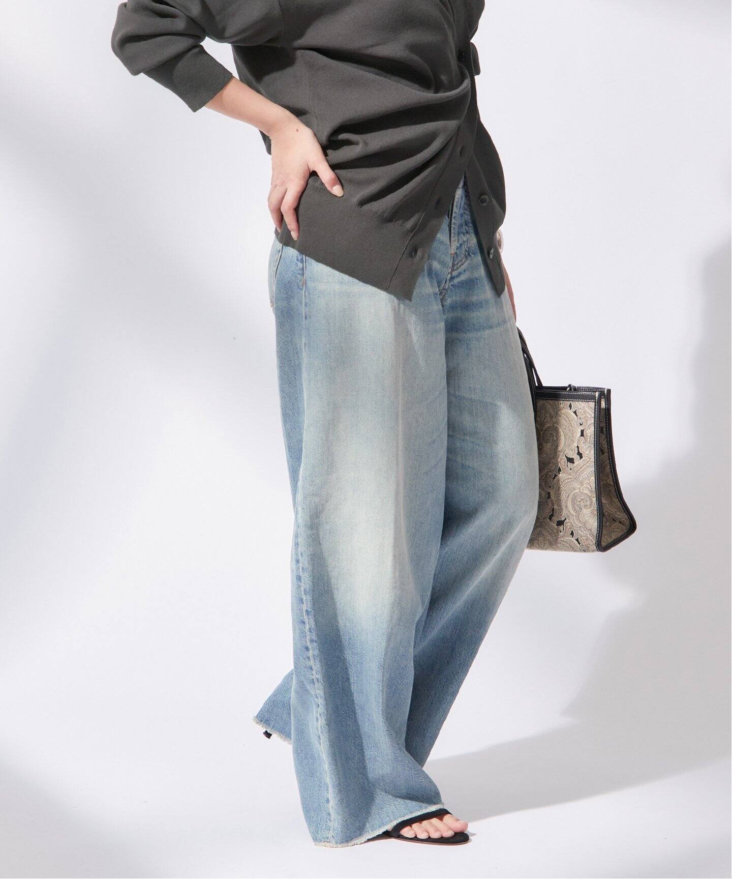 HAIKURE/ハイクル】BETHANY ASIAN FIT ICONIC BLUE：デニム（デニム 