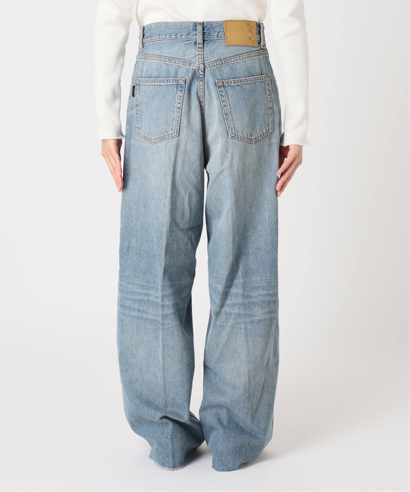 HAIKURE/ハイクル】BETHANY ASIAN FIT ICONIC BLUE：デニム（デニム 