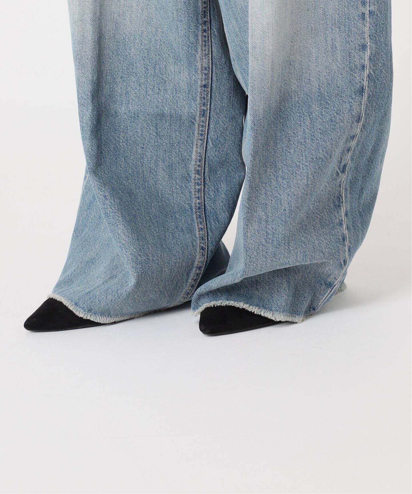 HAIKURE/ハイクル】BETHANY ASIAN FIT ICONIC BLUE：デニム（デニム 