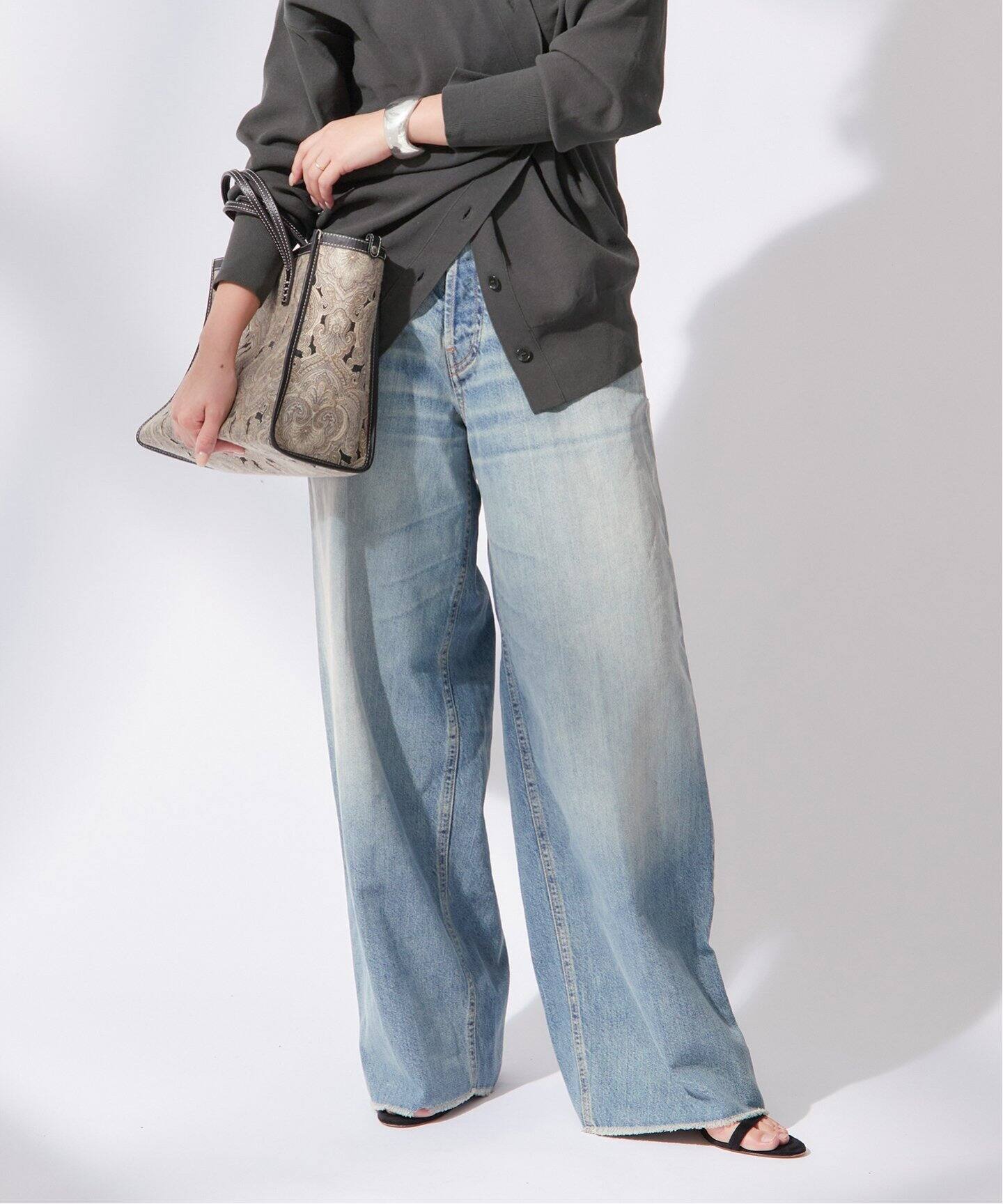 HAIKURE/ハイクル】BETHANY ASIAN FIT ICONIC BLUE：デニム（デニム 