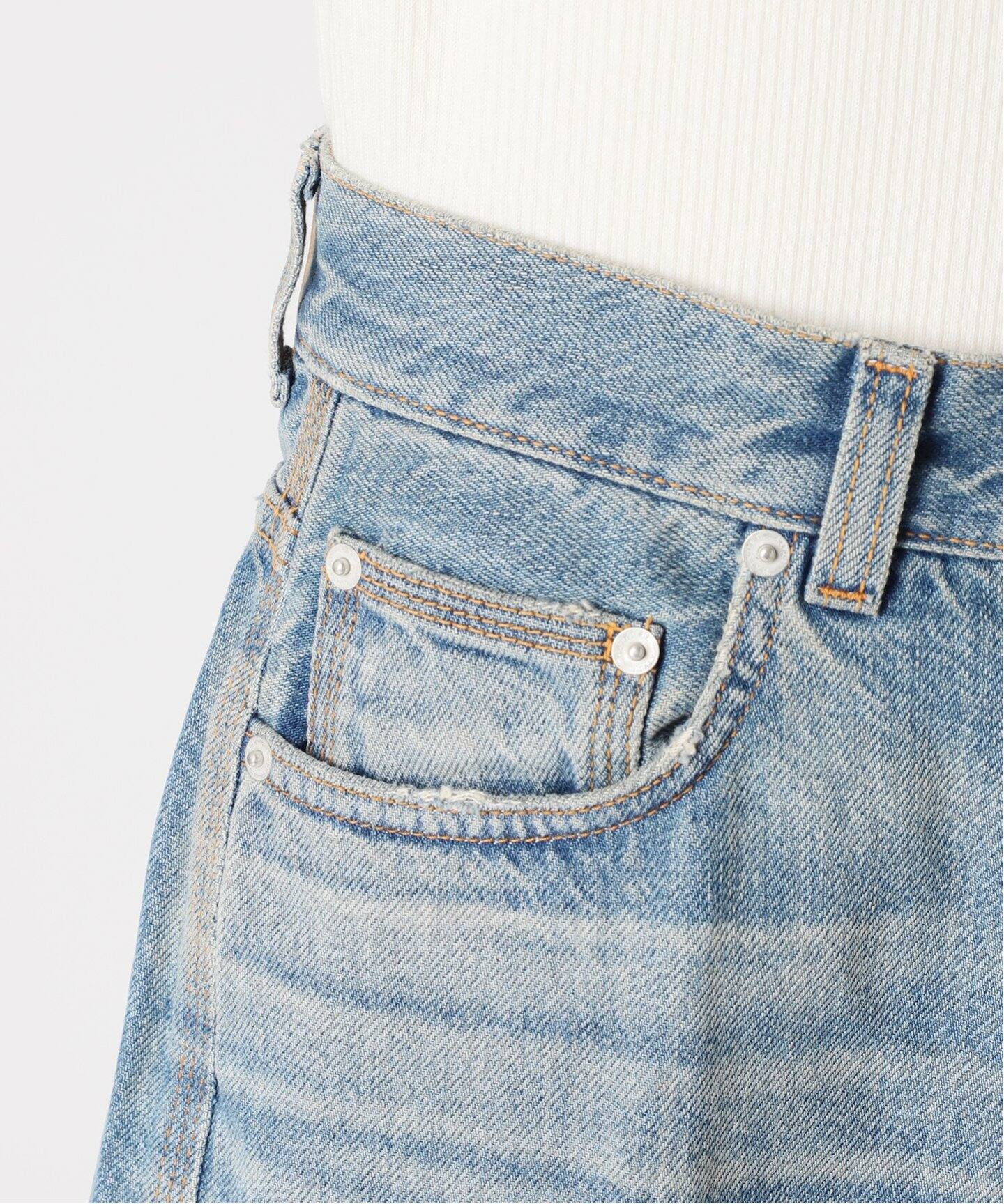 HAIKURE ワイドシルエットデニムパンツ【L / 25inch】 HAIKURE/ハイクル】WINONA ASIAN FIT IONIC BLUE：デニム