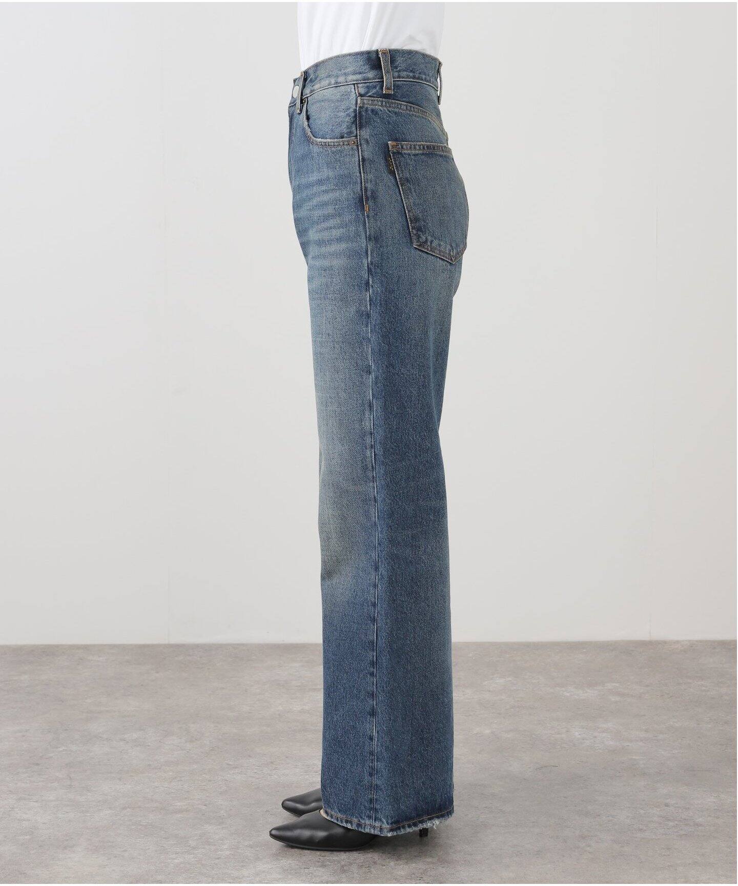 HAIKURE/ハイクル】KOREA ASIANFIT MID BLUE：デニム（デニム