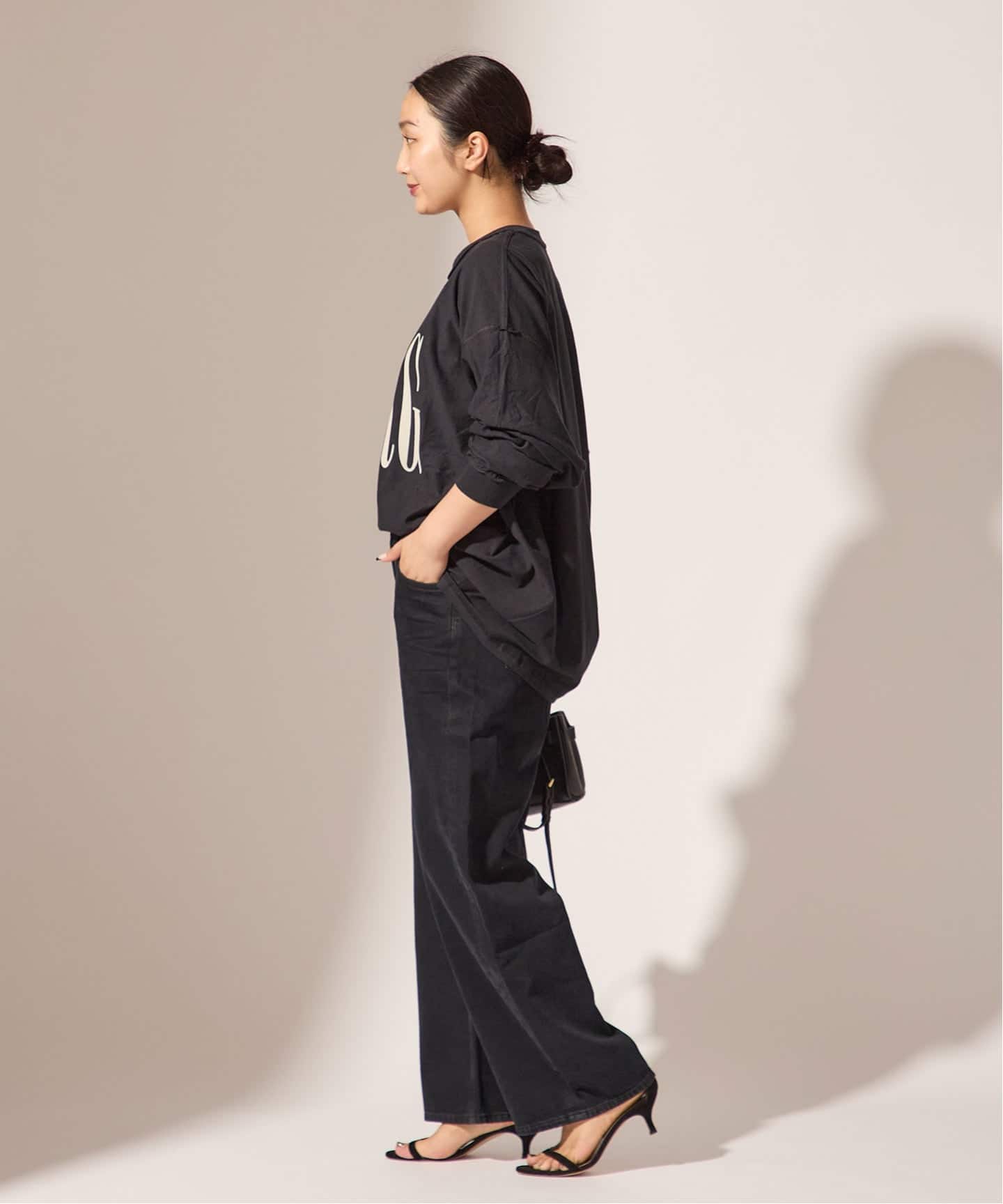 ジャーナルスタンダード レサージュ（journal standard L’essage）/【AGOLDE / エーゴールドイー】LOW CURVE JEAN CROP IN CRUSHED： AGOLDE / エーゴールドイー】LOW CURVE JEAN CROP IN CRUSHED：デニム