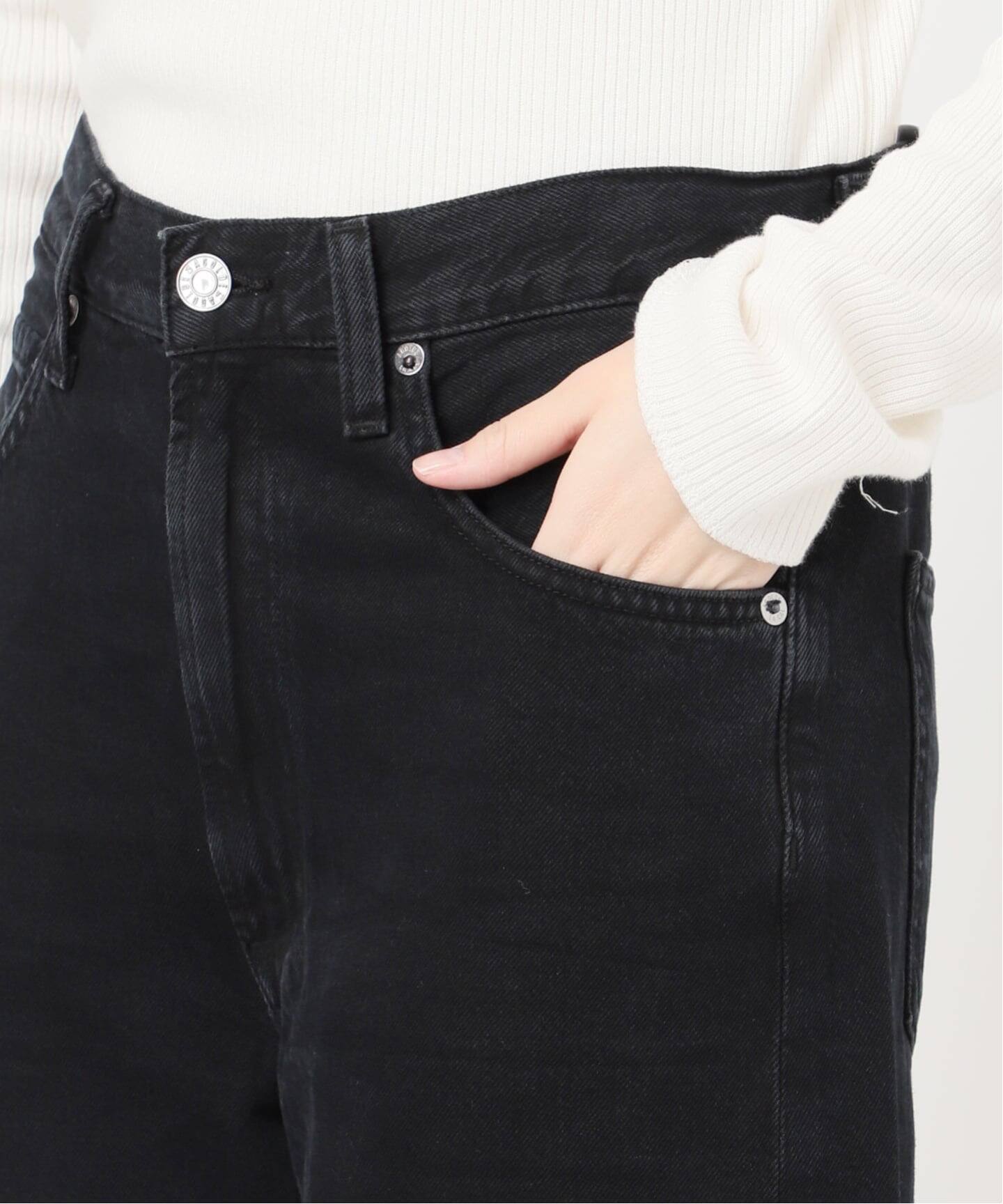 AGOLDE / エーゴールドイー】LOW CURVE JEAN CROP IN CRUSHED：デニム