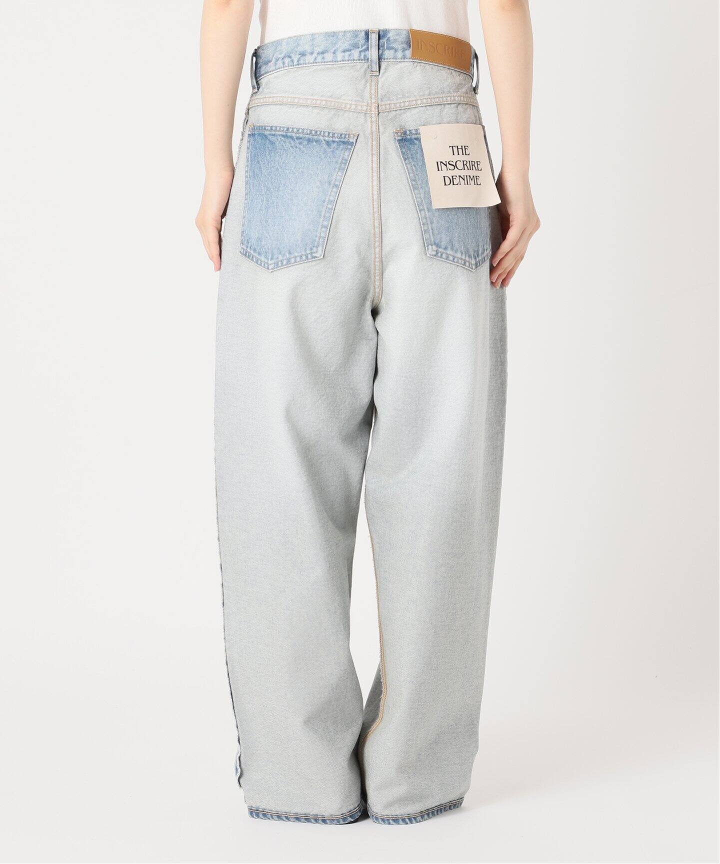 追加2》【INSCRIRE /アンスクリア】Loose Fit Inside Out Denim 